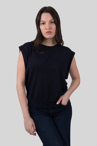 Absolut Cashmere Maglia Naomi Blu Navy Donna absolut cashmere