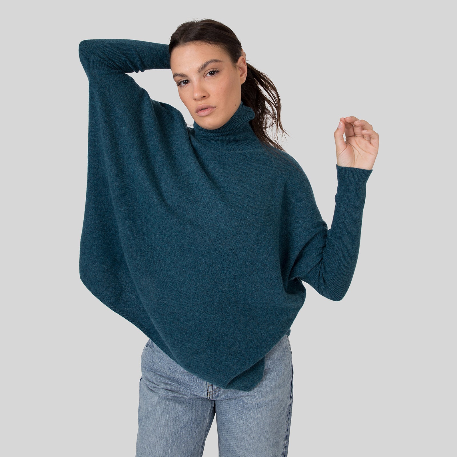 Absolut Cashmere Maglia Clara Petrolio Donna - 8