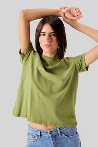 American Vintage T-shirt Apoly Verde Donna american vintage
