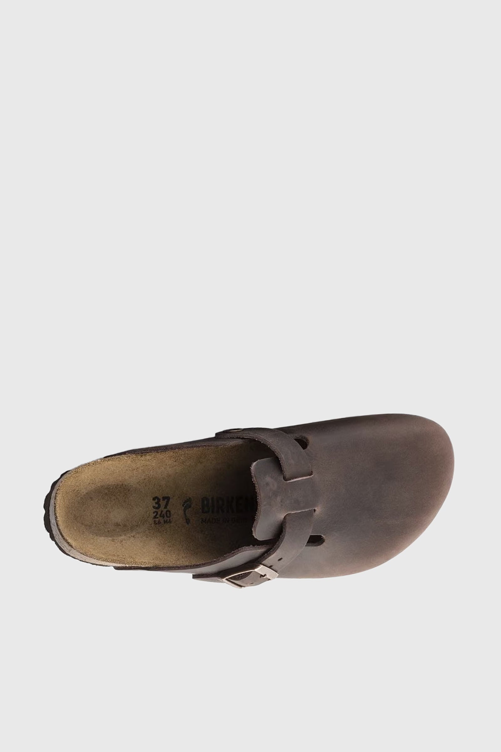 Birkenstock Boston Habana Pelle Oliata Marrone Uomo - 4