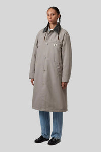 Carhartt Wip W' Webster Coat Grigio Donna carhartt wip