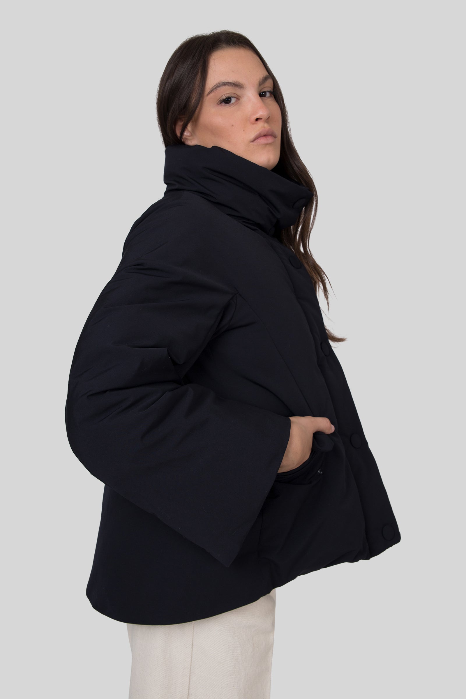 Aspesi Giubbotto Spumina Blu Navy Donna - 1