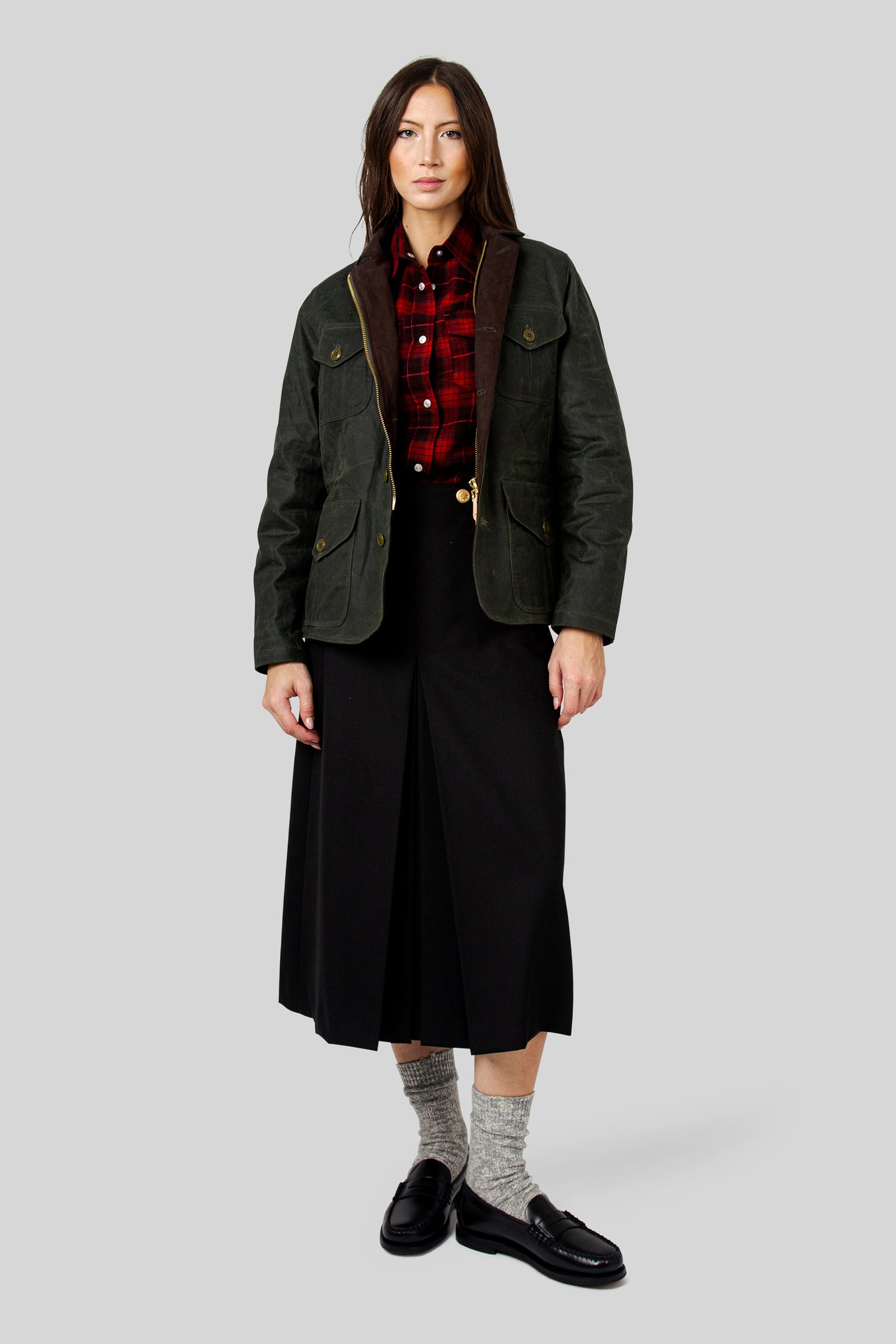 Manifattura Ceccarelli Woman Alligator Jacket Verde Scuro Donna - 2