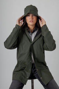 Rains Jacket Verde Donna rains