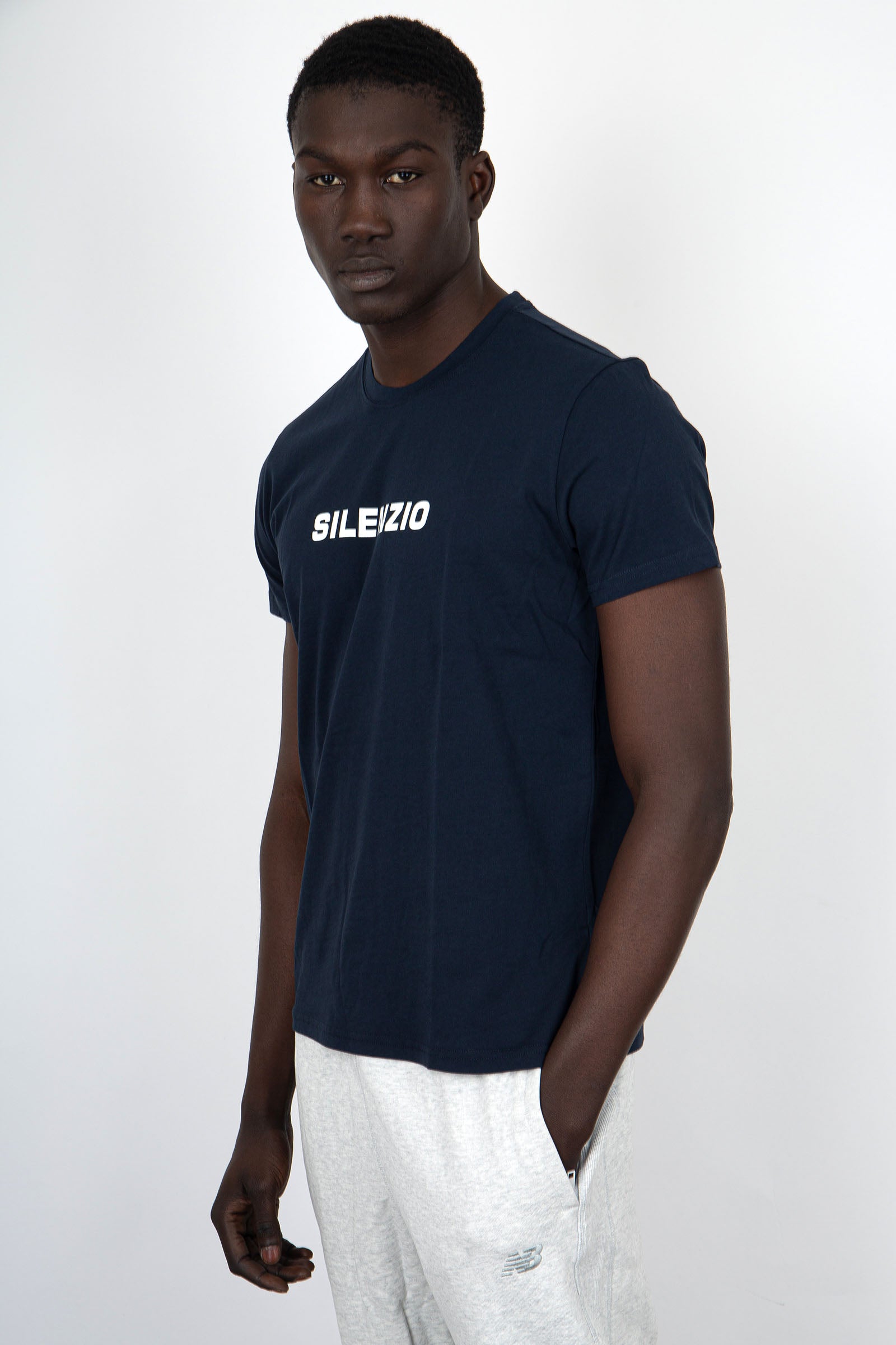 Aspesi T-Shirt Silence Cotton Navy Blue - 3
