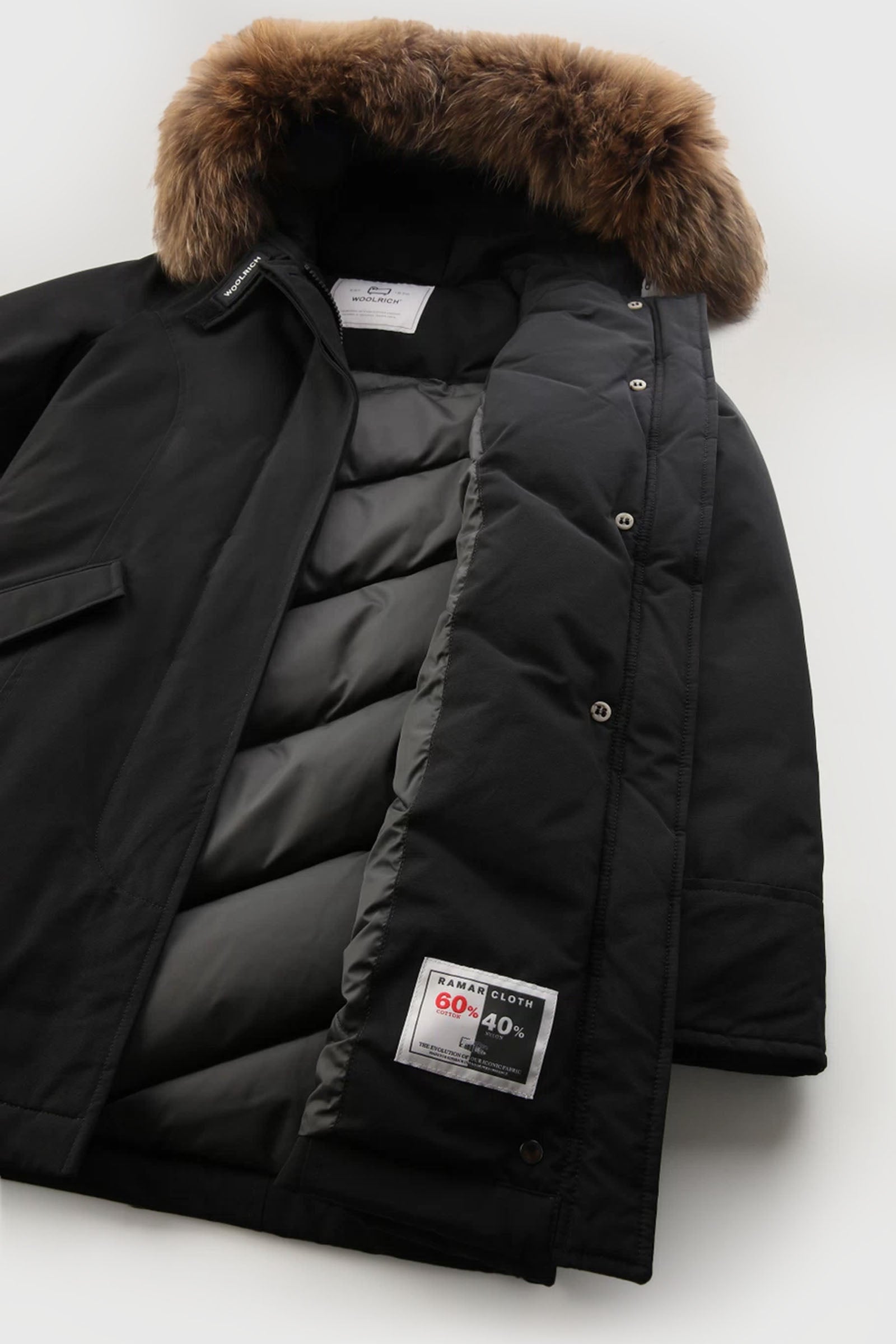 Woolrich Arctic Raccoon Parka Nero Donna - 9