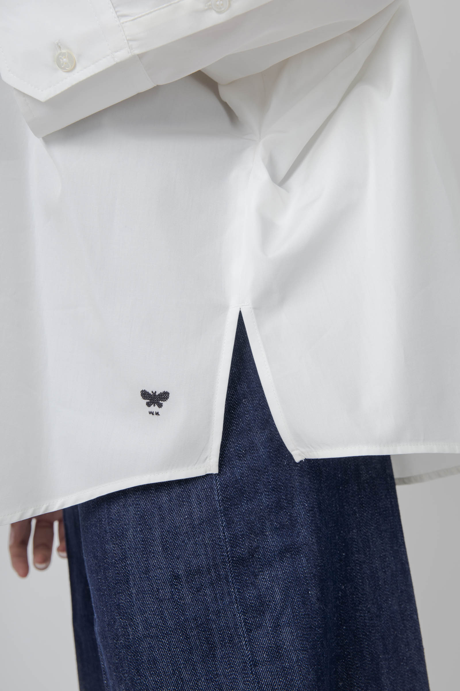 Max Mara Weekend Camicia Over In Popeline Zavorra Bianco Donna - 6