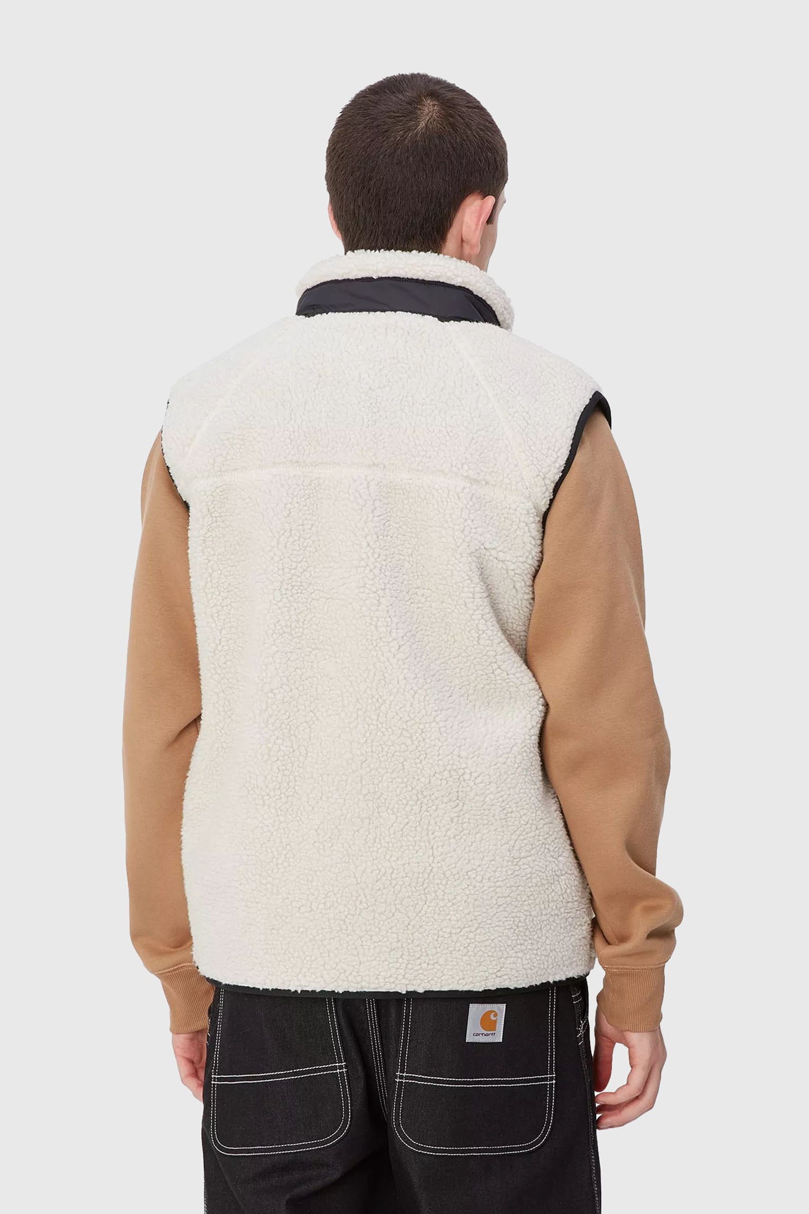 Carhartt Wip Prentis Vest Liner Bianco/nero Uomo - 2