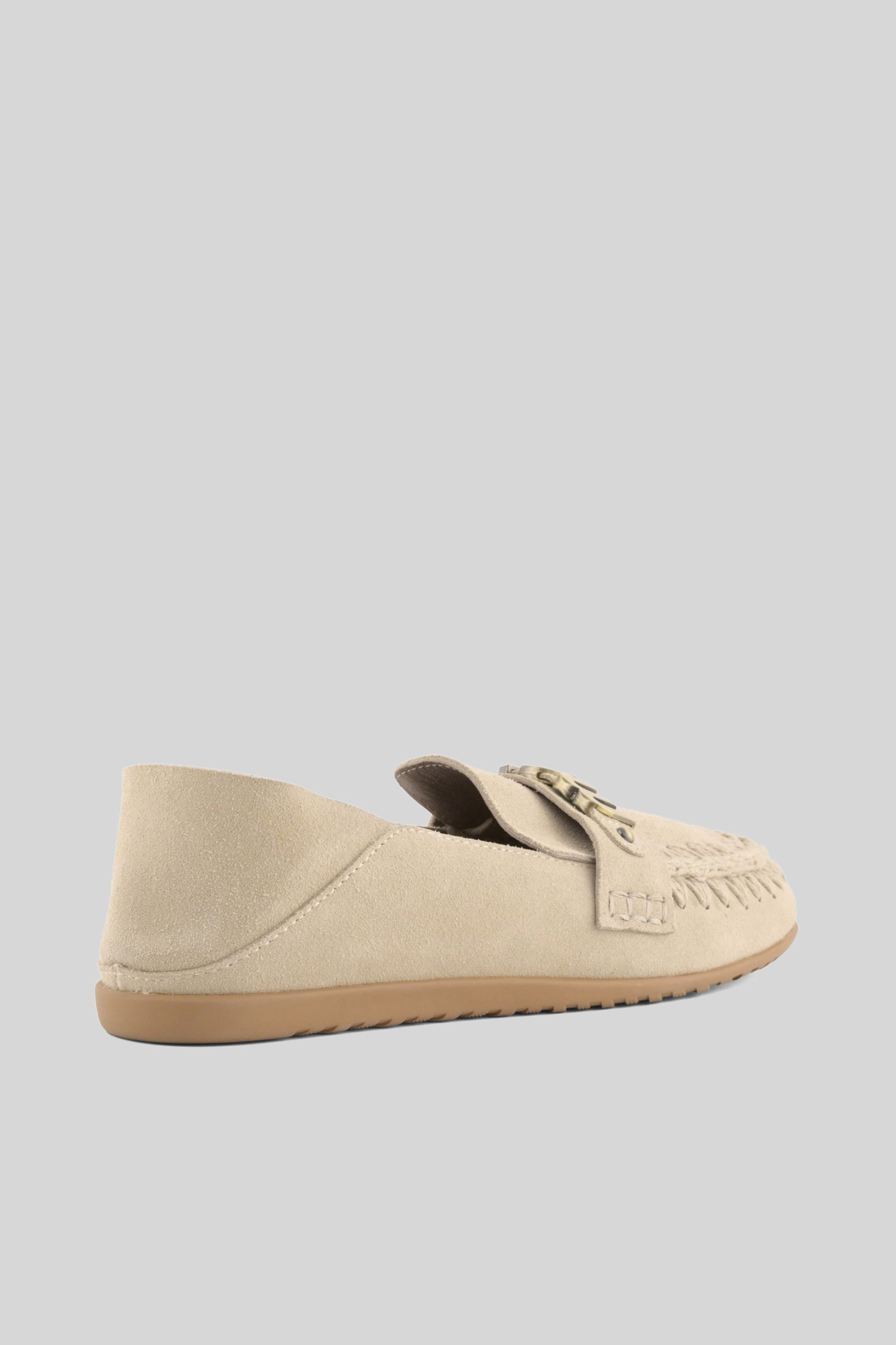 Mou Ballerina Slip-on Suede Beige Donna - 3