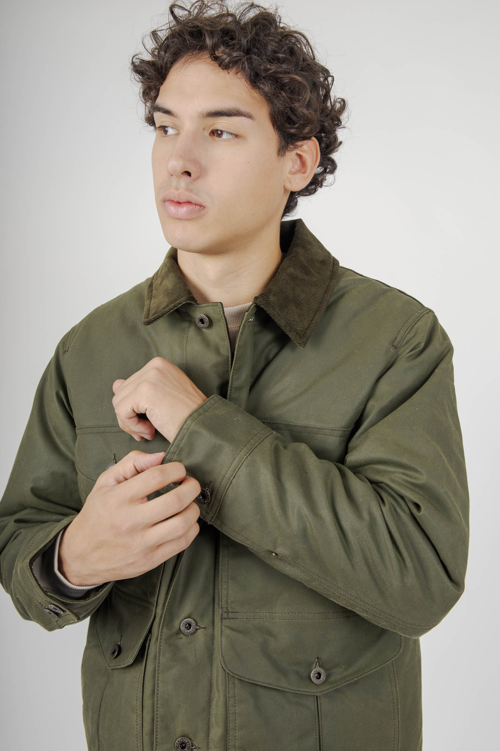 Filson Journeyman Jacket Verde Uomo - 5
