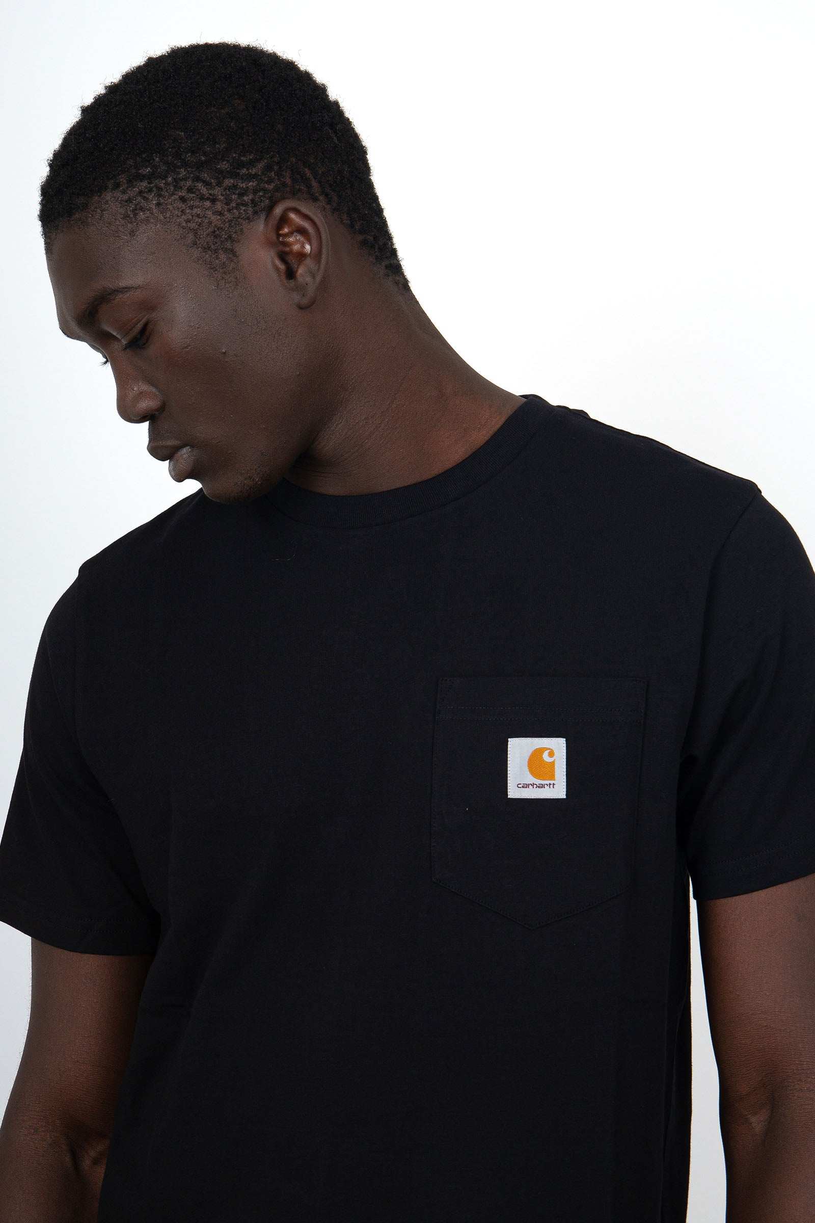 Carhartt Wip Short Sleeve Pocket T-shirt Nero Uomo - 2