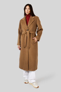 Max Mara Weekend Cappotto Lungo In Orsetto Di Lana E Alpaca Bronte Cammello Donna max mara weekend