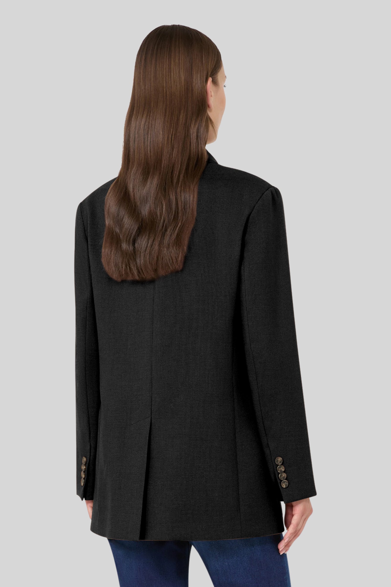 Asta Single-breasted Blazer In Wool Canvas - 2