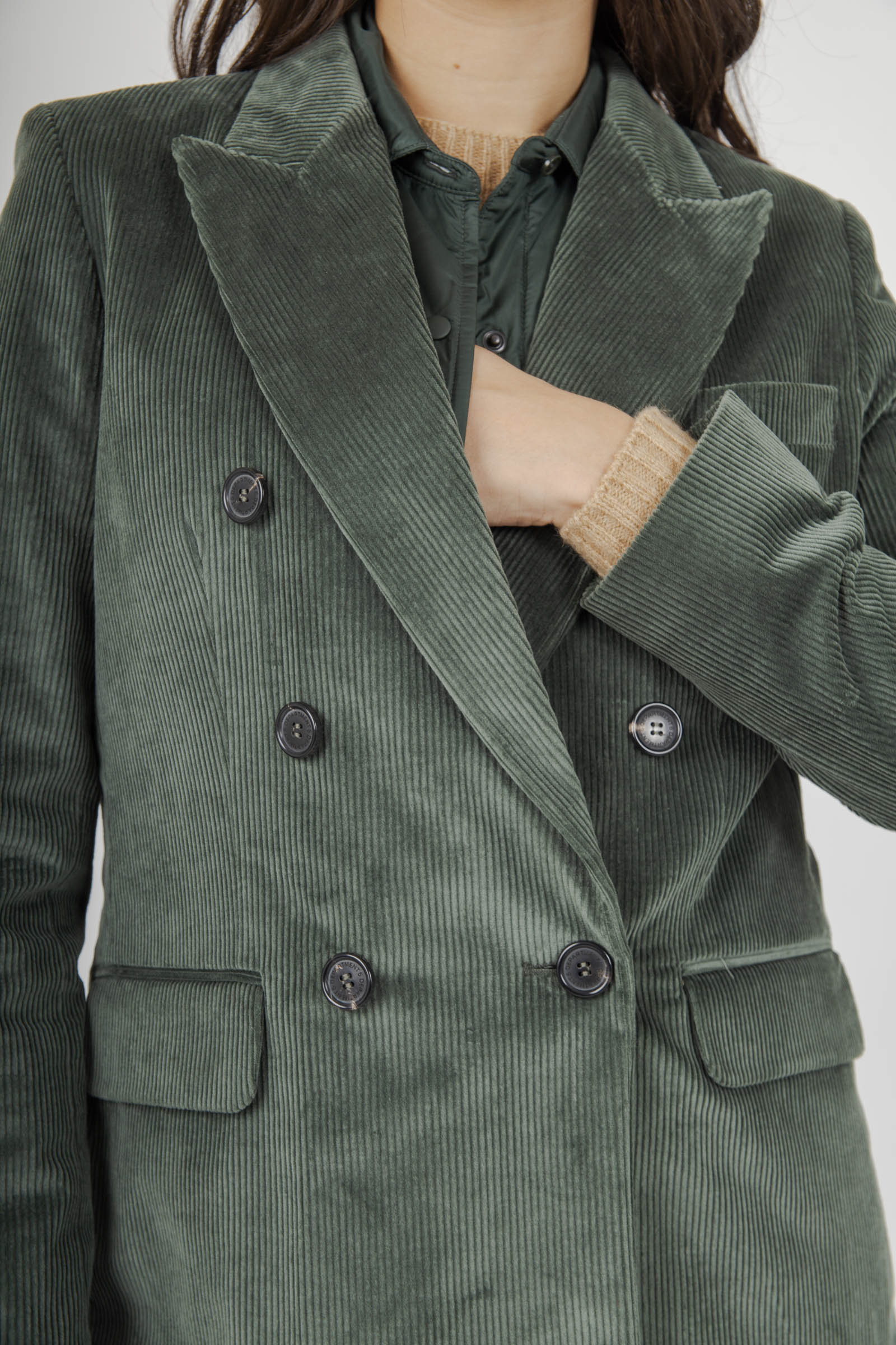 Department Five Giacca Ari Doppiopetto Verde Donna - 1