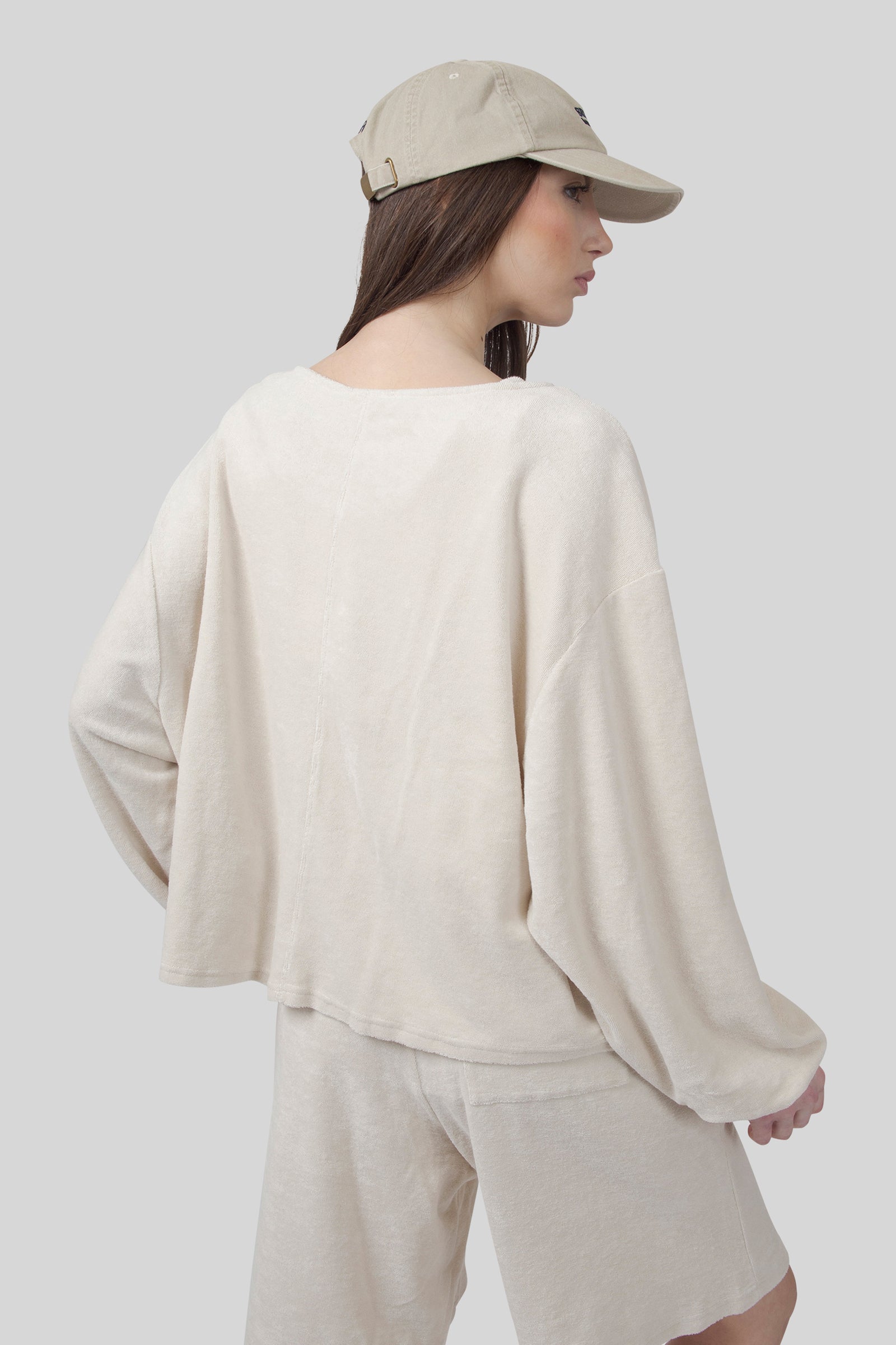 American Vintage Felpa Fuxow Crema Donna - 3