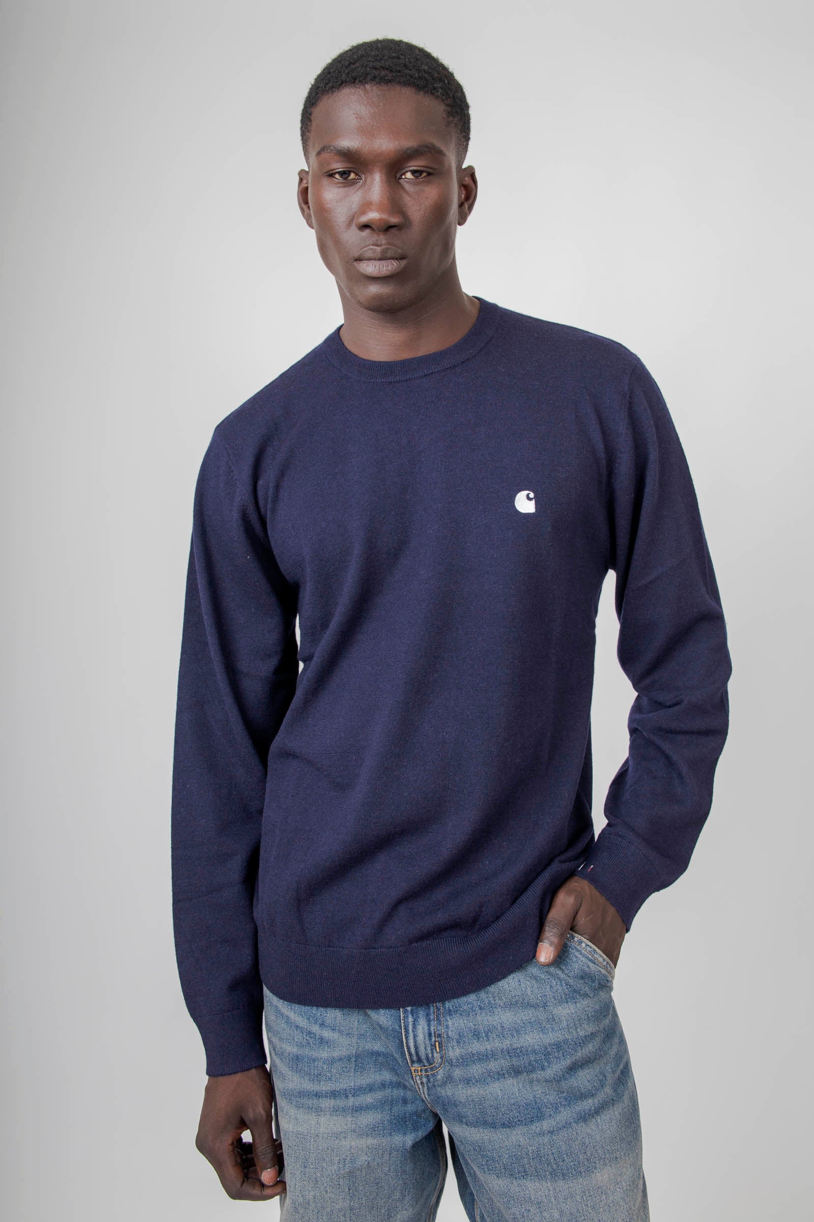 Carhartt Wip Maglia Madison Blu Scuro Uomo - 6