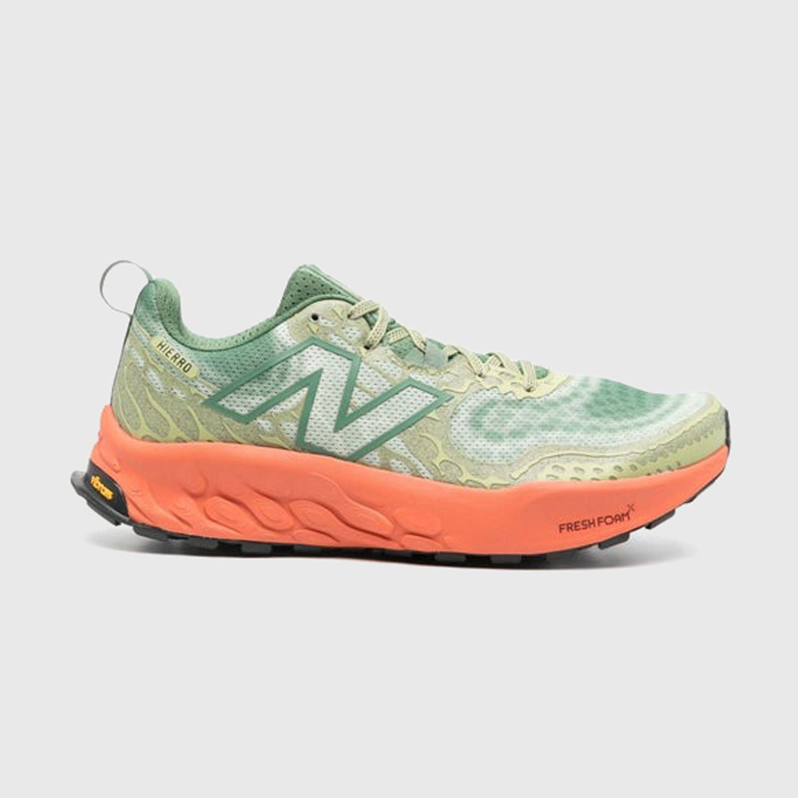 New Balance Sneaker Fresh Foam X Hierro V8 Verde Arancio Uomo