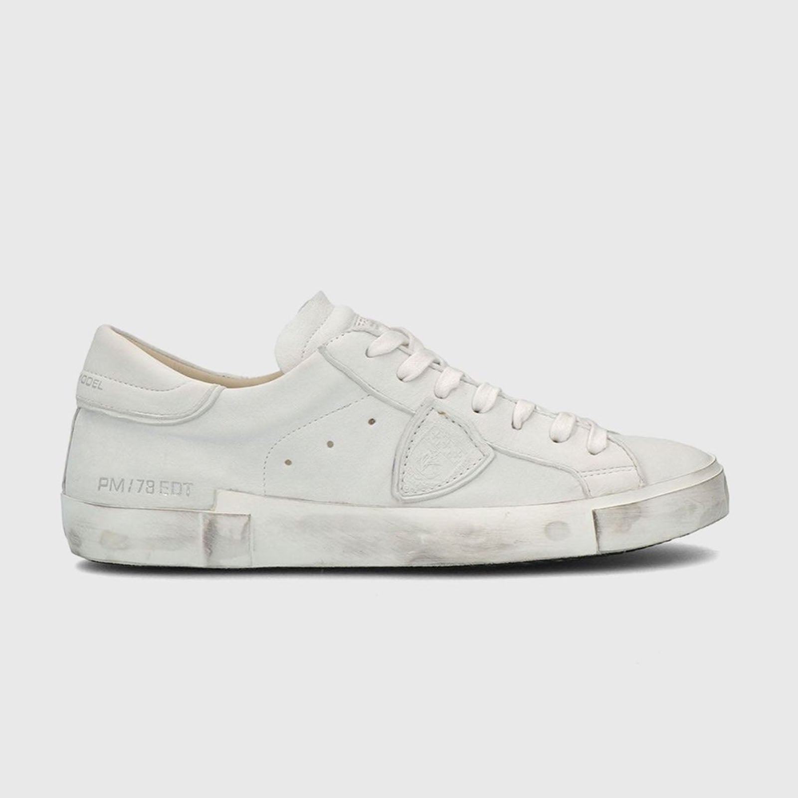 Philippe Model Sneaker Prsx Basic Blanc Bianco Uomo - 6