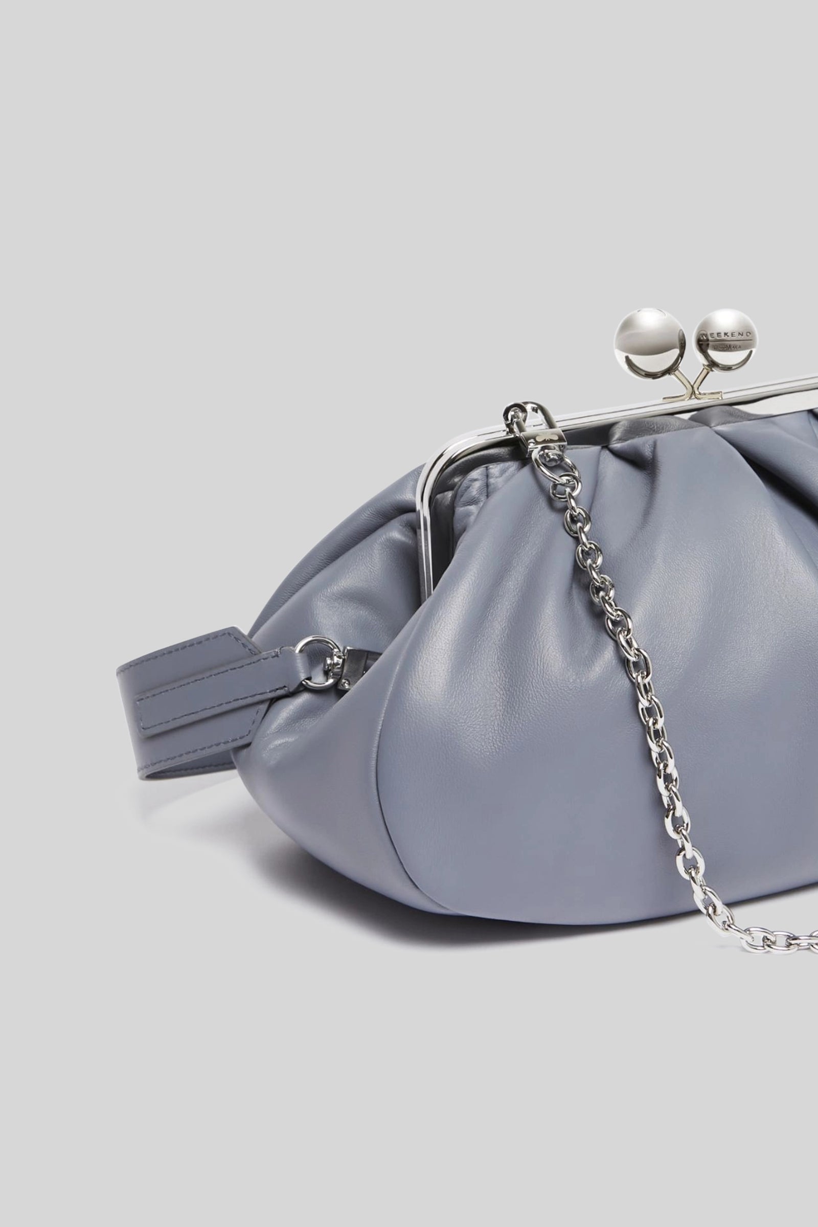 Weekend Max Mara Pasticcino Bag Medium In Montone Avio Donna - 3