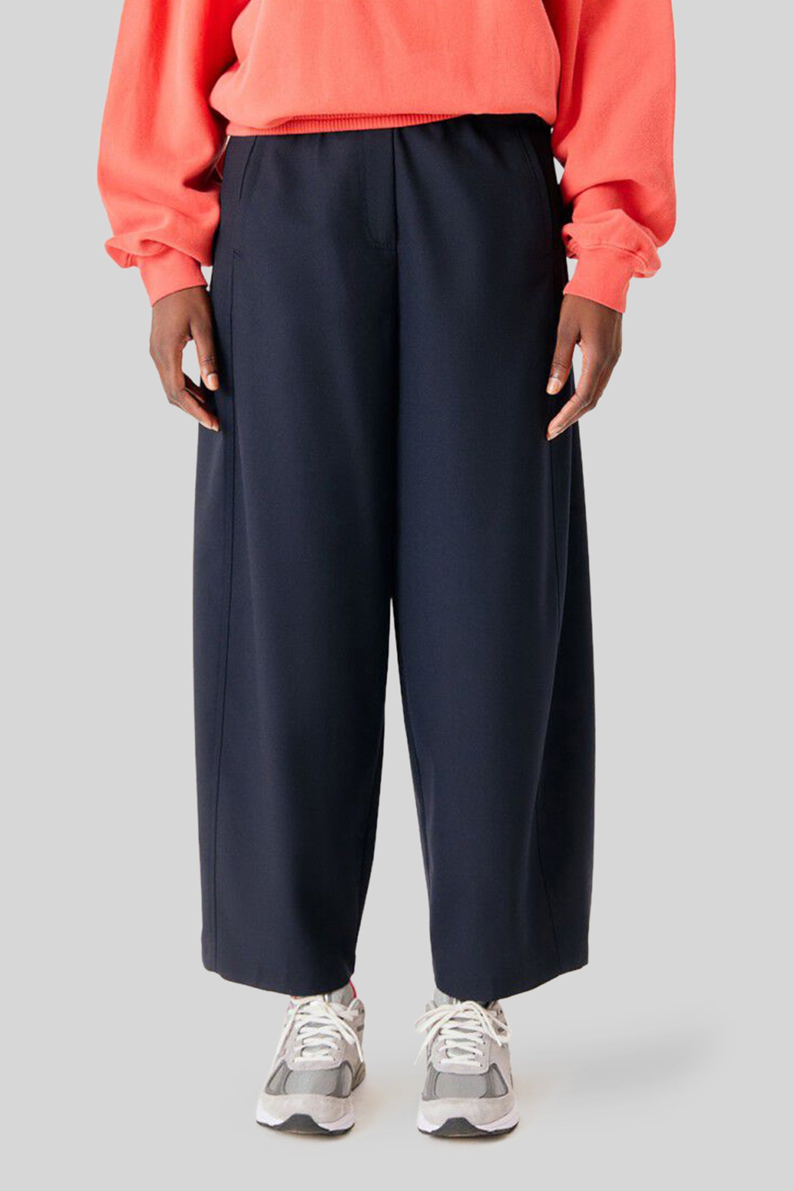 American Vintage Pantalone Ayany Blu Navy Donna - 1