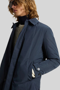 Woolrich Peached Urban Touch Coat Blu Uomo woolrich