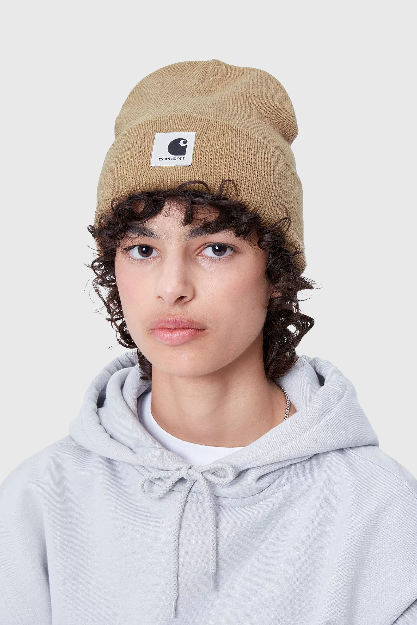 Carhartt Wip Ashley Beanie Beige Unisex - 3