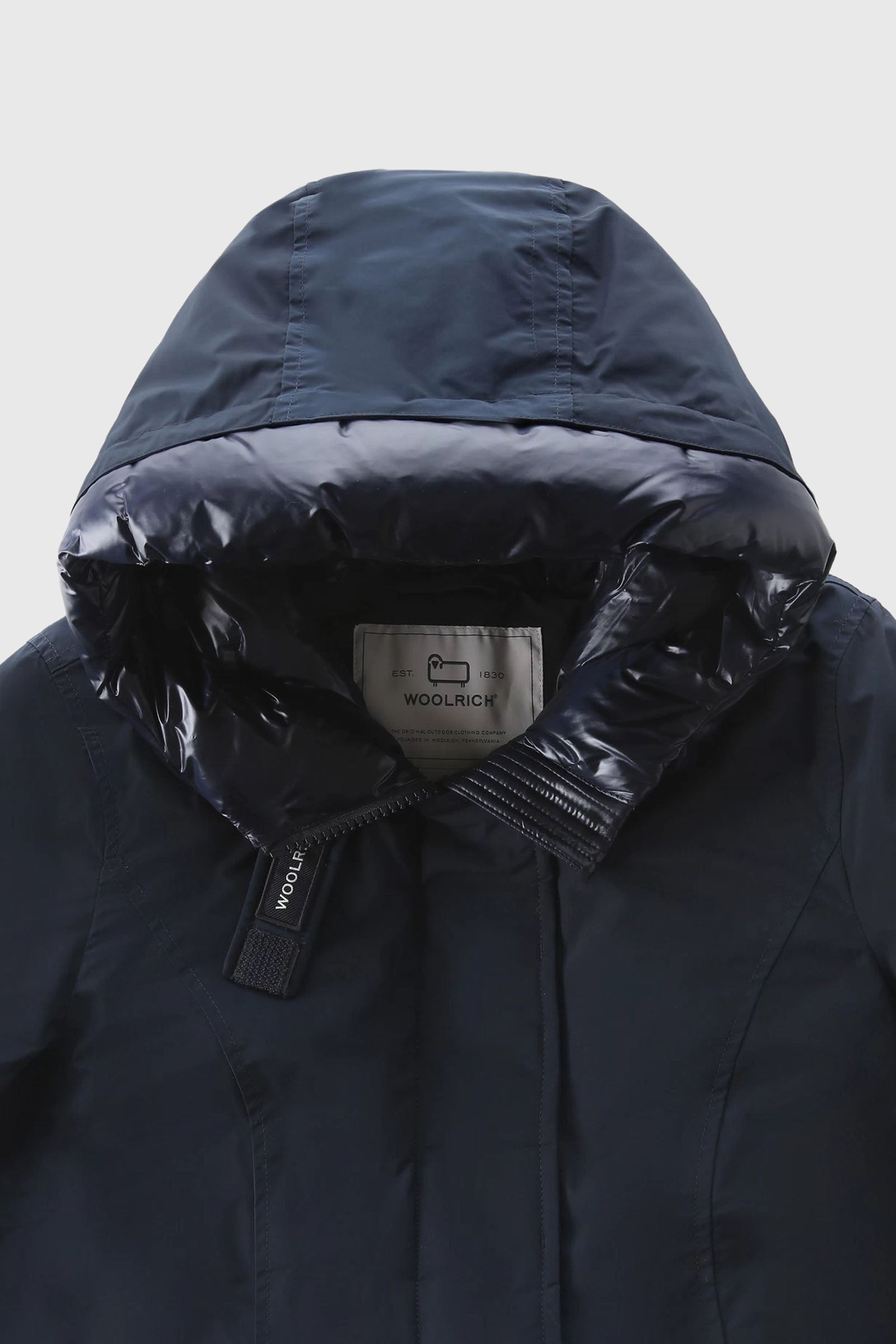 Woolrich Arctic Parka Luxury In Urban Touch Blu Donna - 6