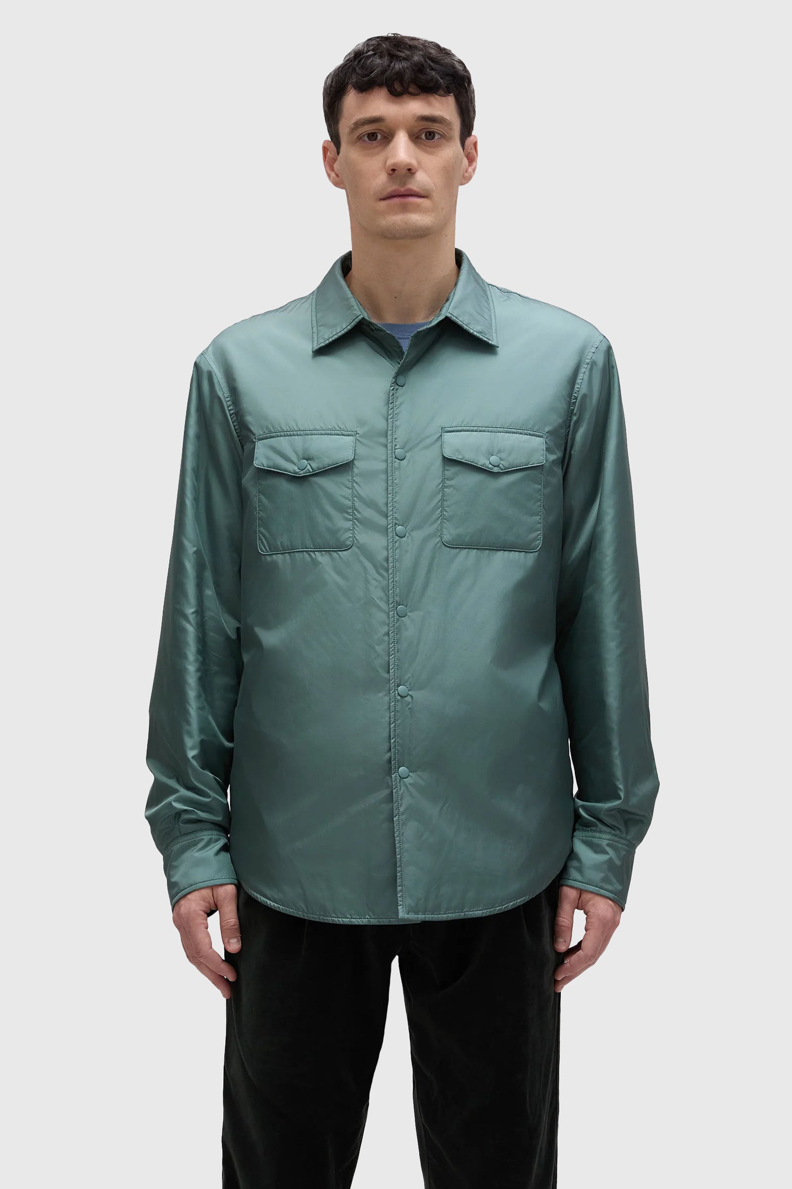 Aspesi Camicia Imbottita 13 Più Verde Chiaro Uomo - 1