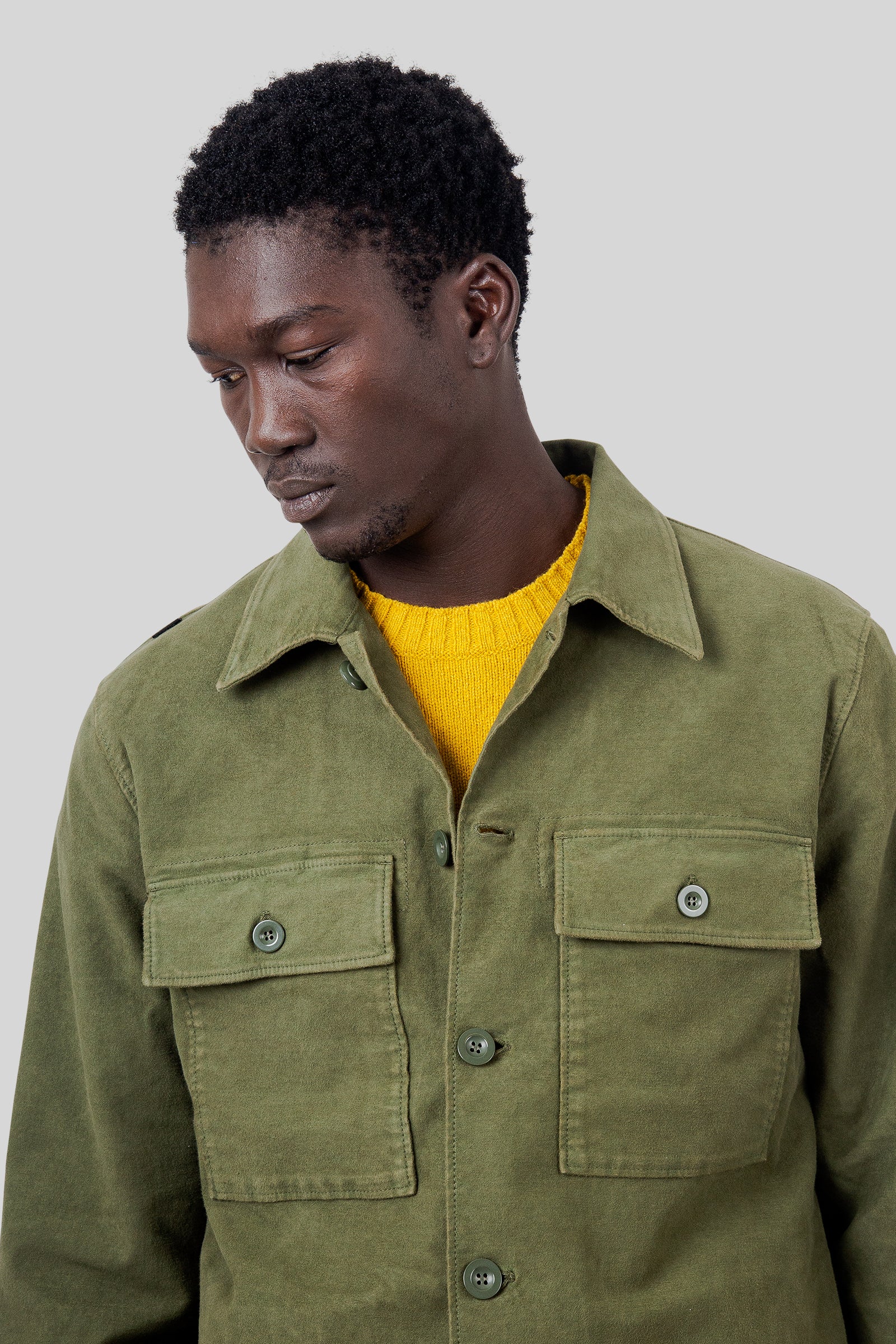 Department Five Overshirt Wilde Verde Militare Uomo - 2