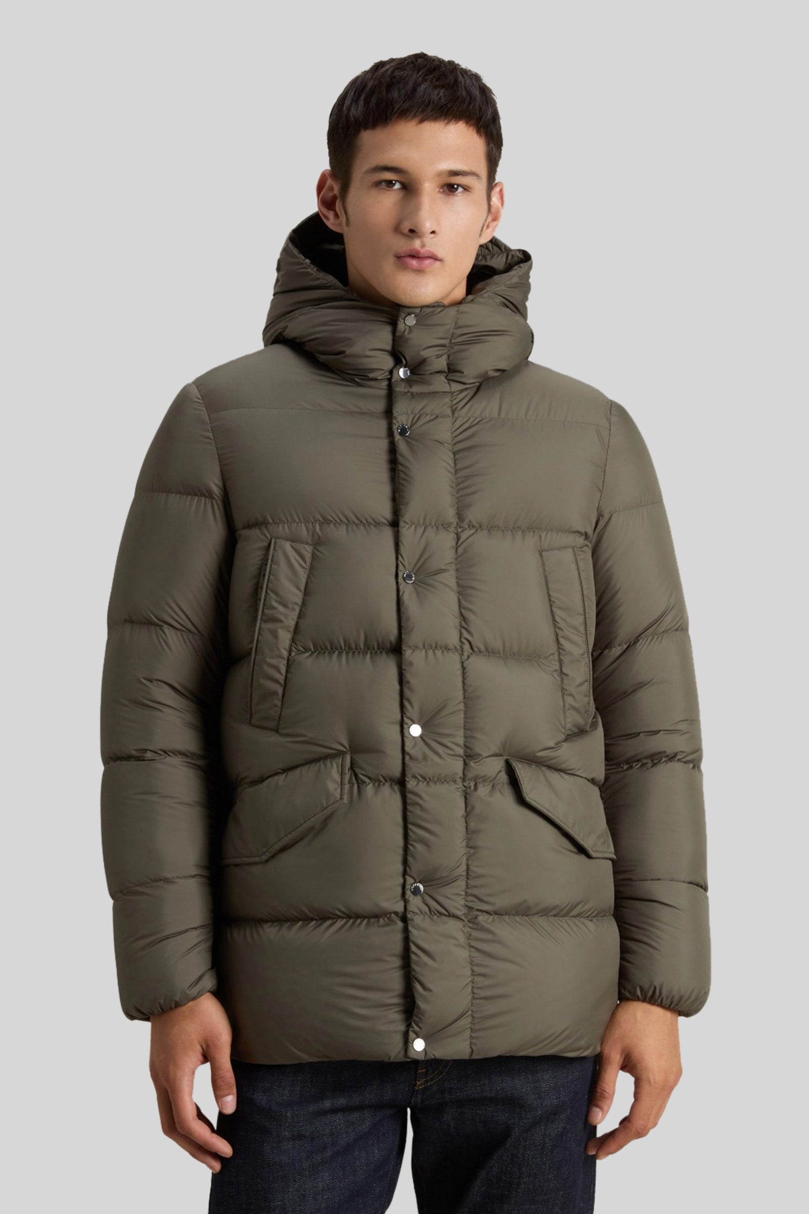 Woolrich Cloud Davis Parka Verde Uomo - 2