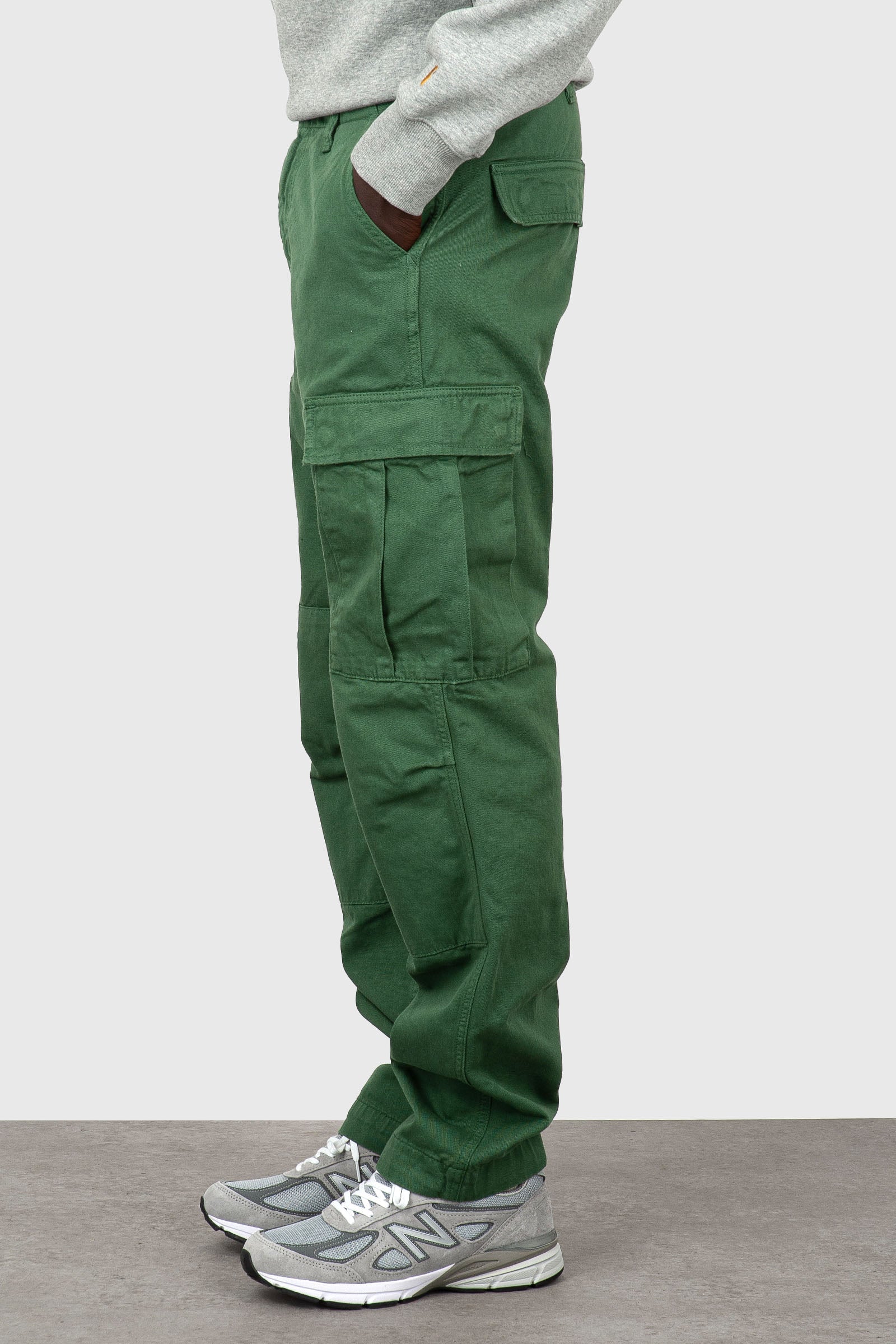 Carhartt Wip Regular Cargo Pant 'moraga' Twill Verde Uomo - 4