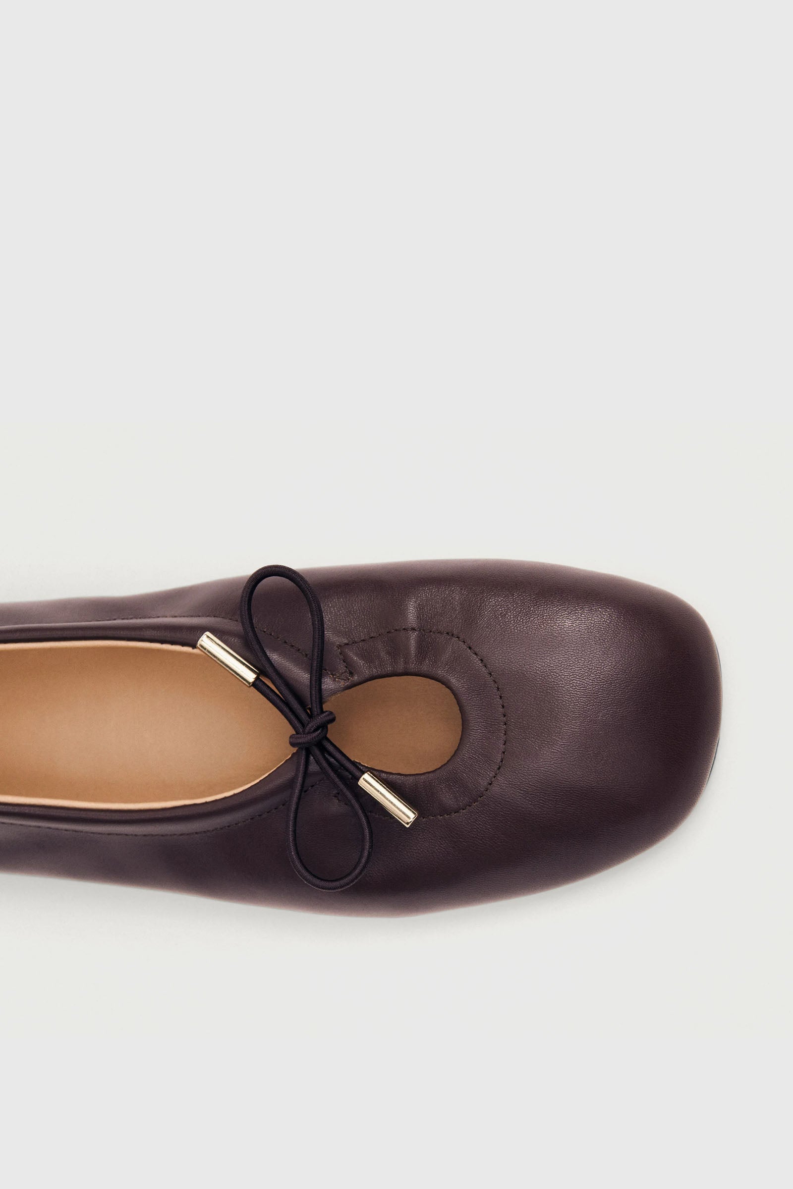 Alohas Ballaerina Rosalind Brown Leather Marrone Donna - 2