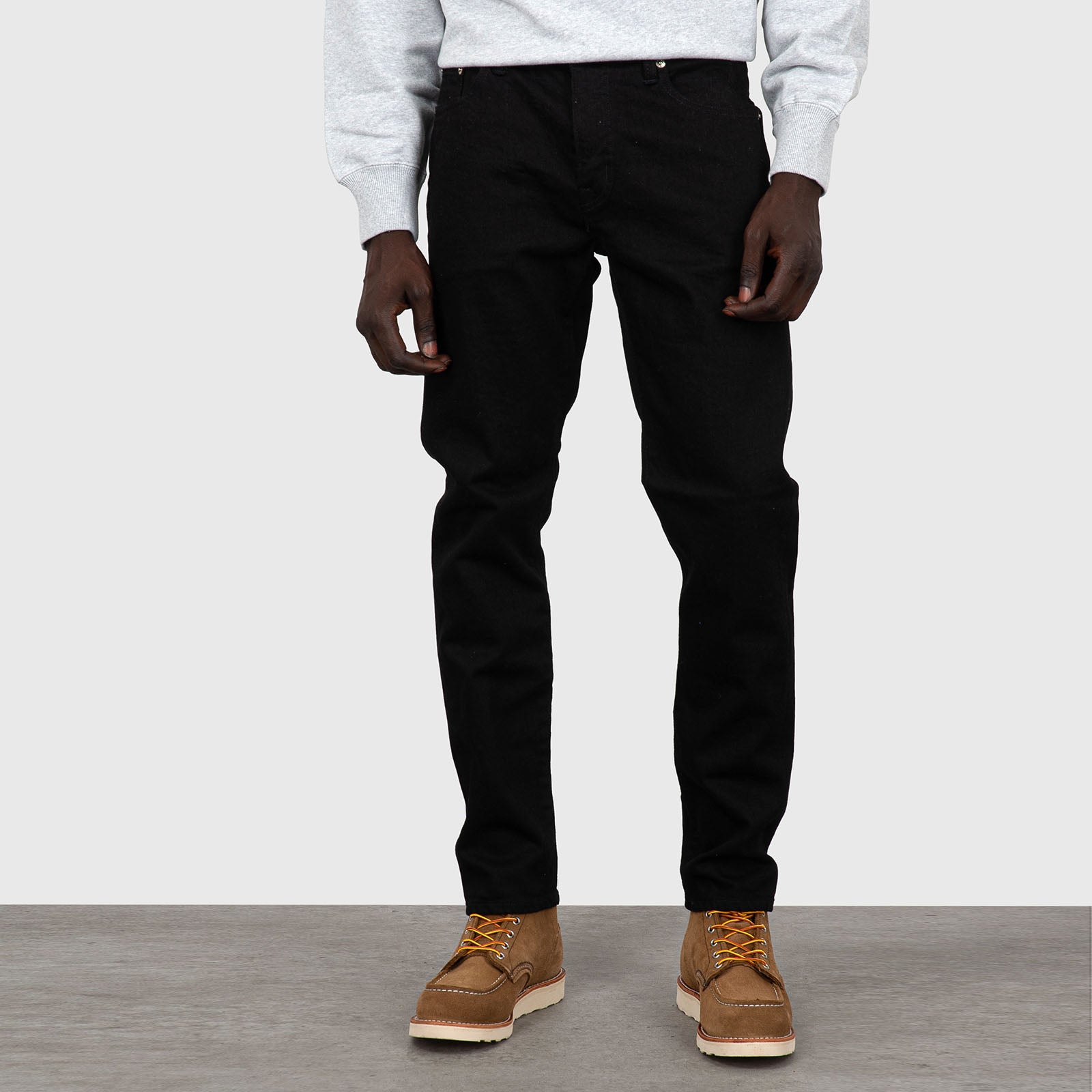 Edwin Jeans Slim Tapered Nero Uomo - 7