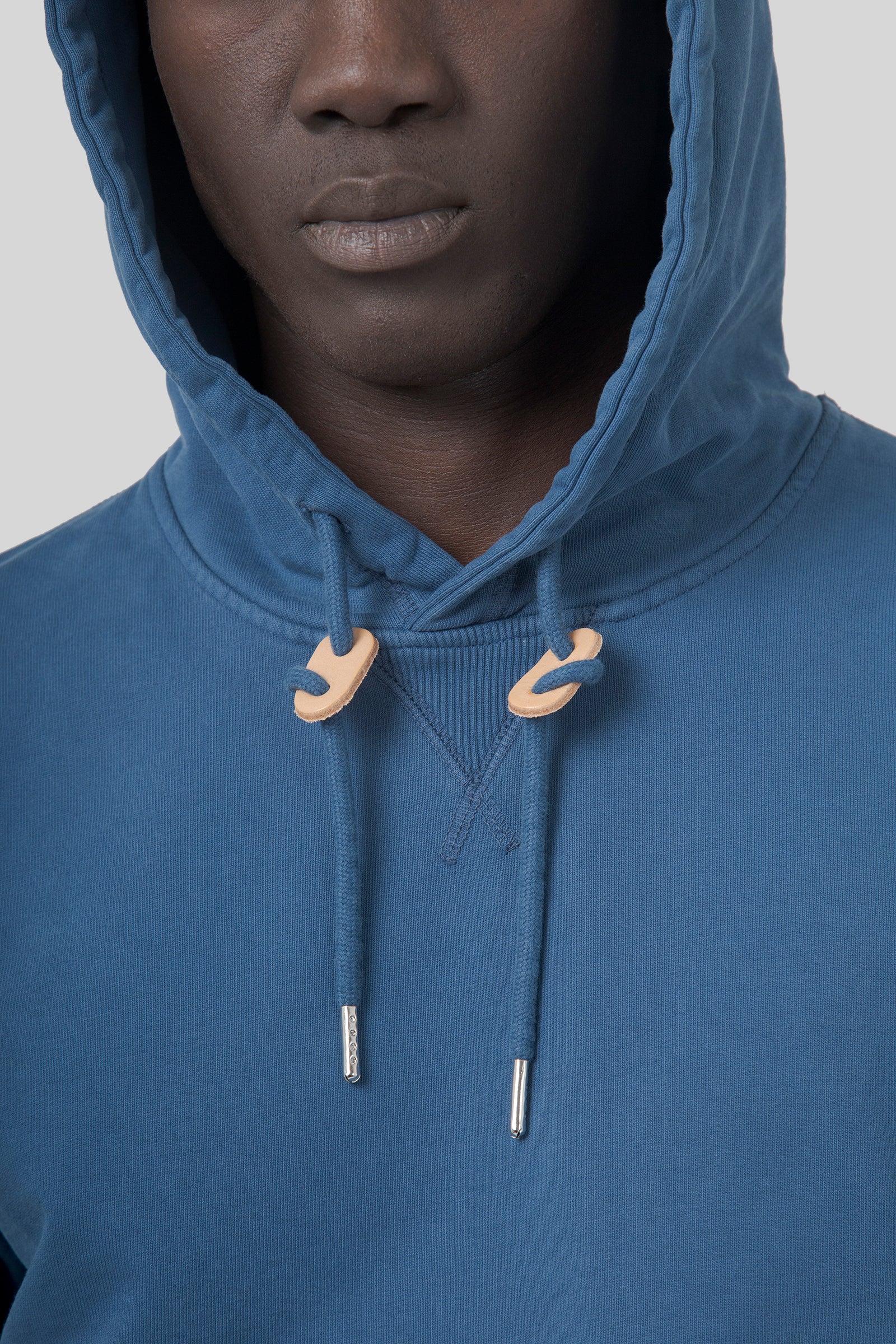 Manifattura Ceccarelli Felpa Hooded Avio Uomo - 4