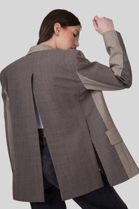 Erika Cavallini Giacca Ambra Tortora Donna erika cavallini