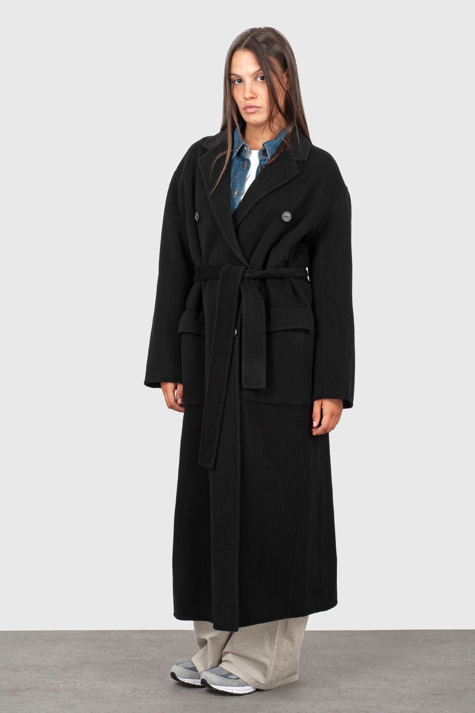 Department Five Cappotto Doppiopetto Deacon Nero Donna - 3