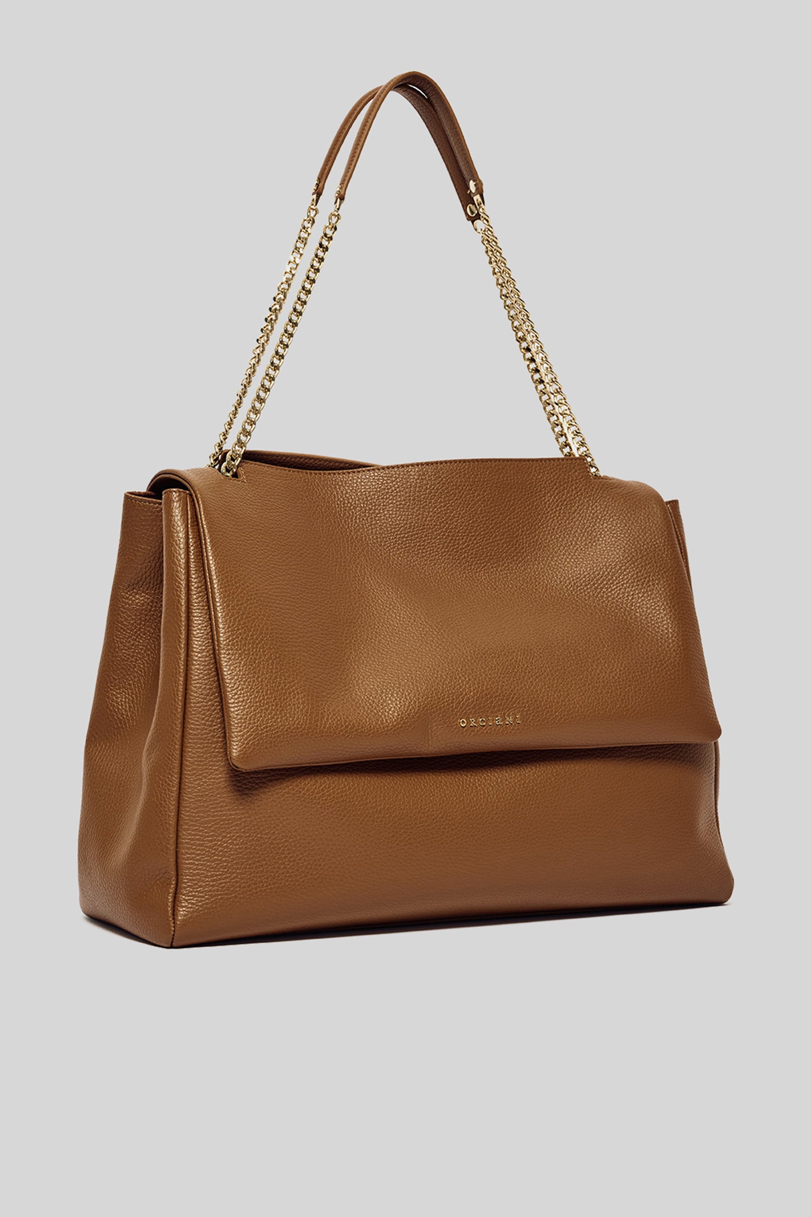 Orciani Borsa Sveva Xl In Pelle Martellata Sense Cuoio Donna - 2