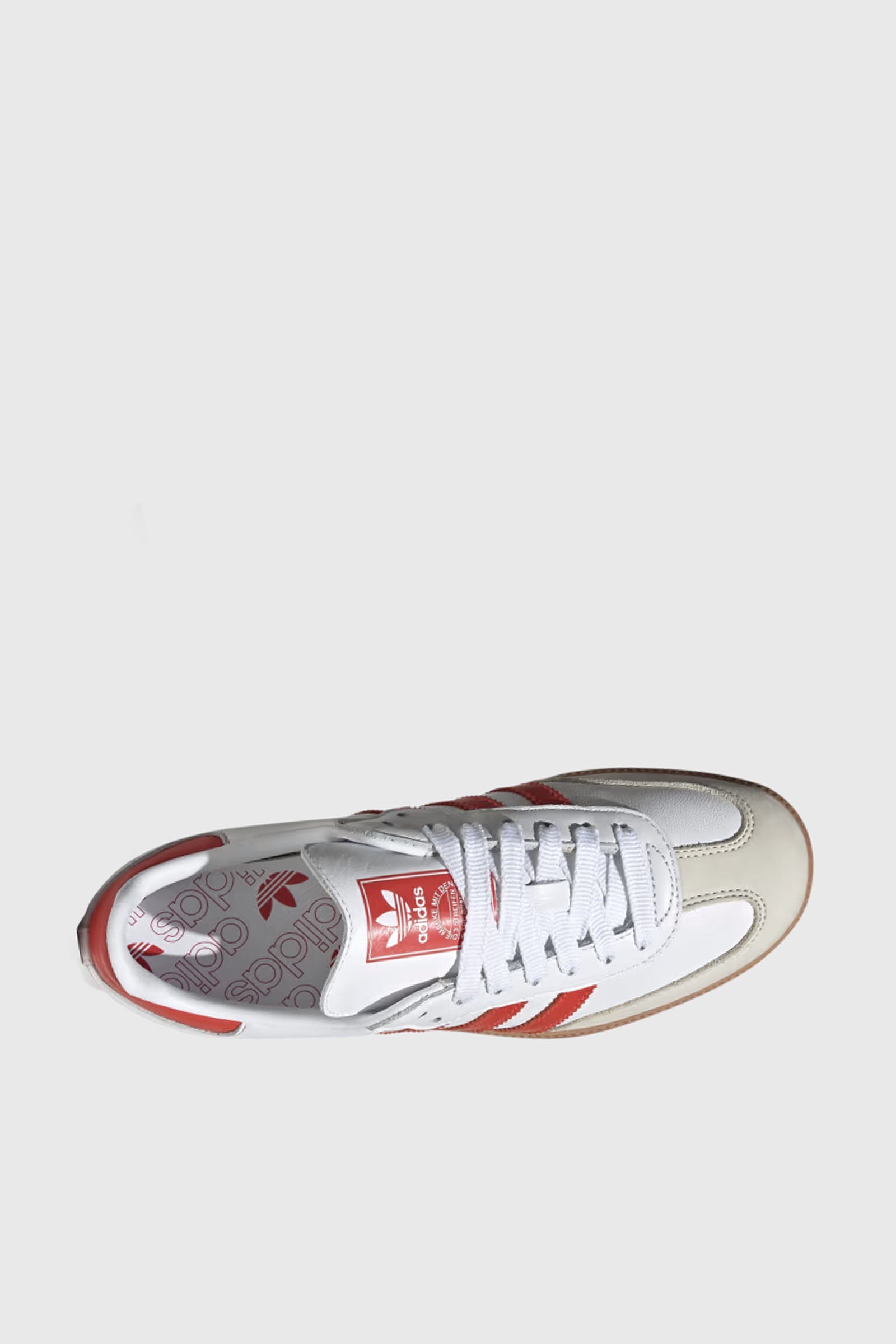 Adidas Originals Sneaker Samba Og Bianco/rosso Donna - 5