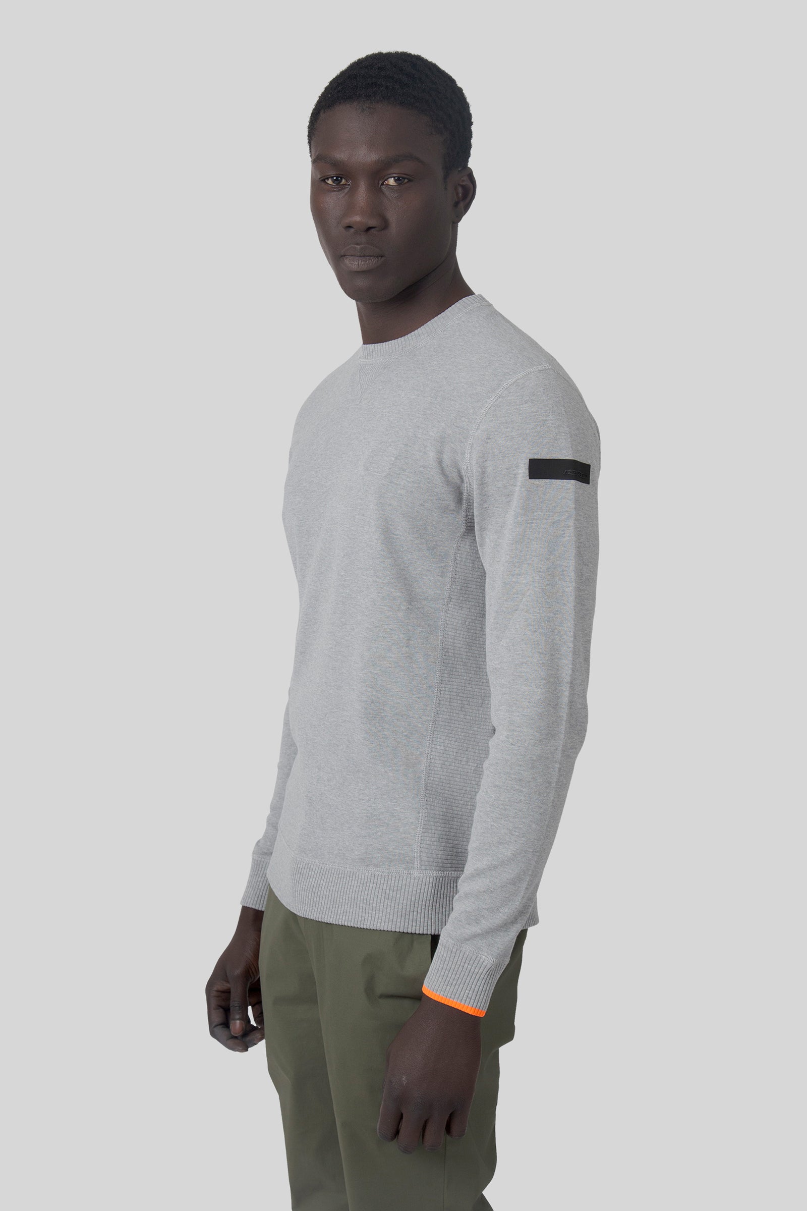 Rrd Fleece Round Knit Grigio Chiaro Uomo - 3