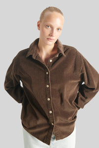 American Vintage Camicia Padow Marrone Scuro Donna american vintage