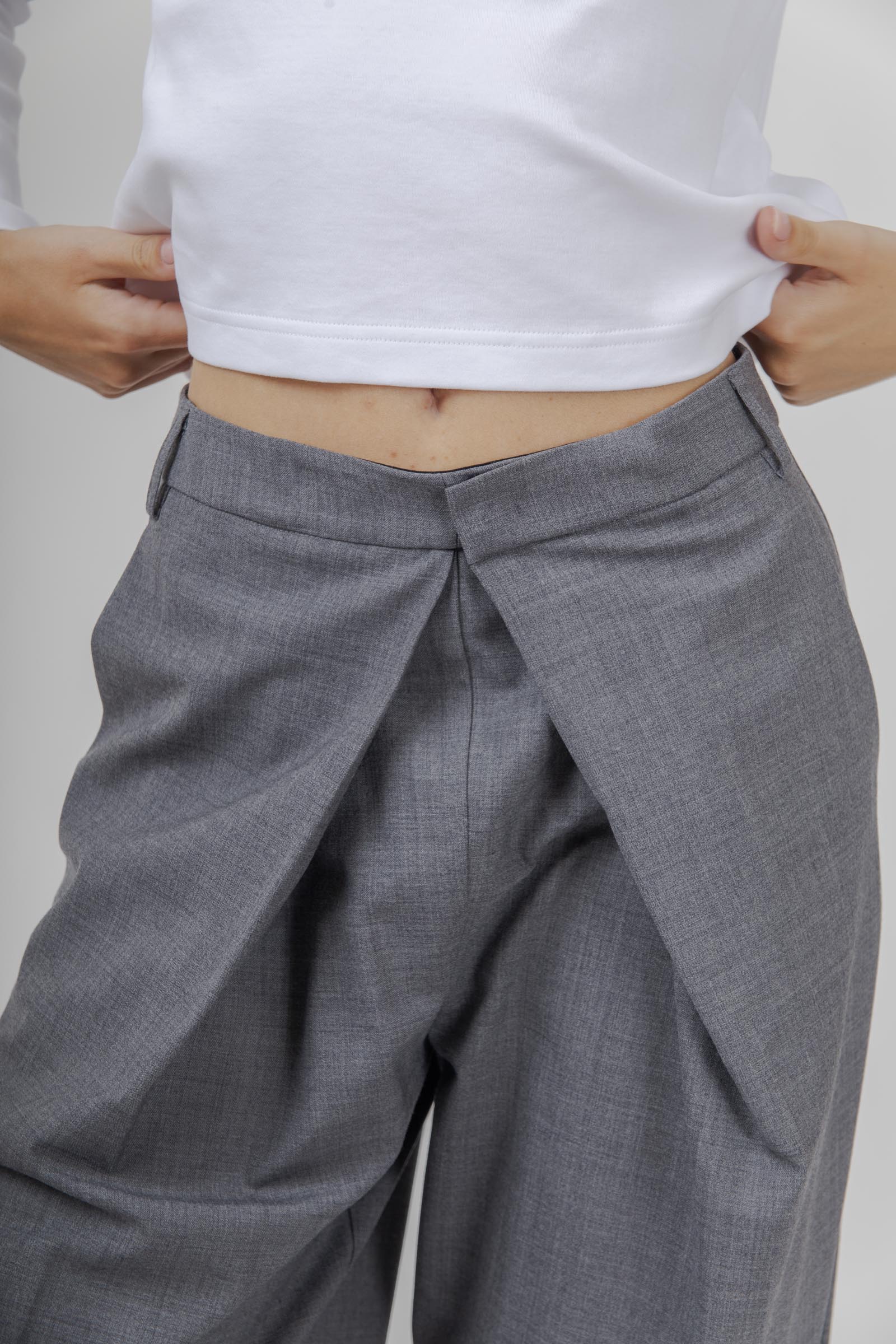 Semicouture Pantalone Vivienne Grigio Melange Donna - 6