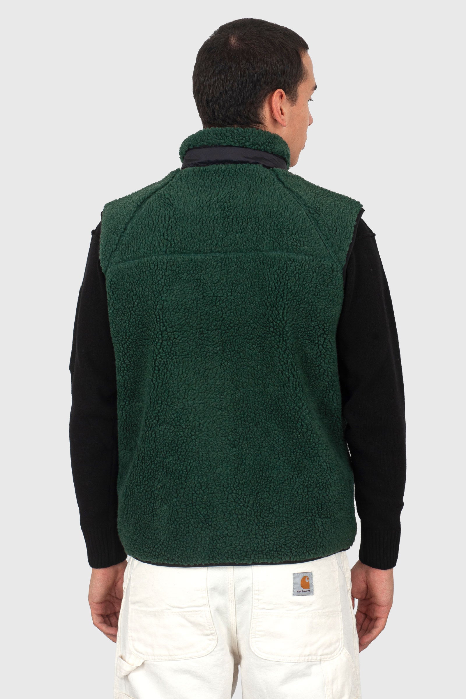 Carhartt Wip Prentis Vest Liner Verde/nero Uomo - 4