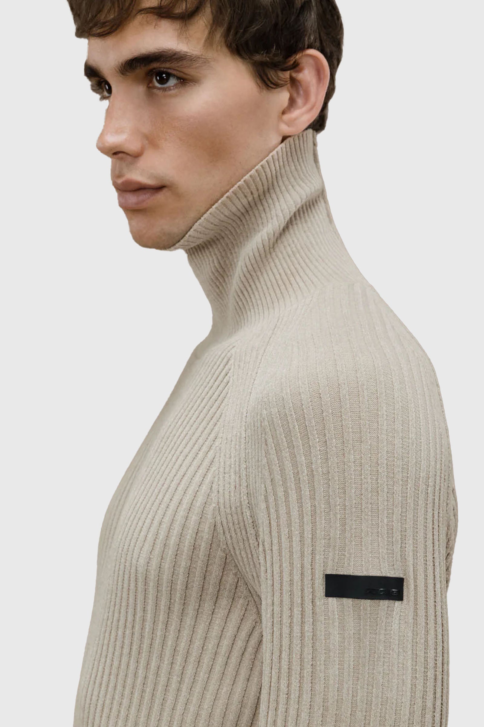 Rrd Maglia Velvet Rave Turtleneck Sabbia Uomo - 2