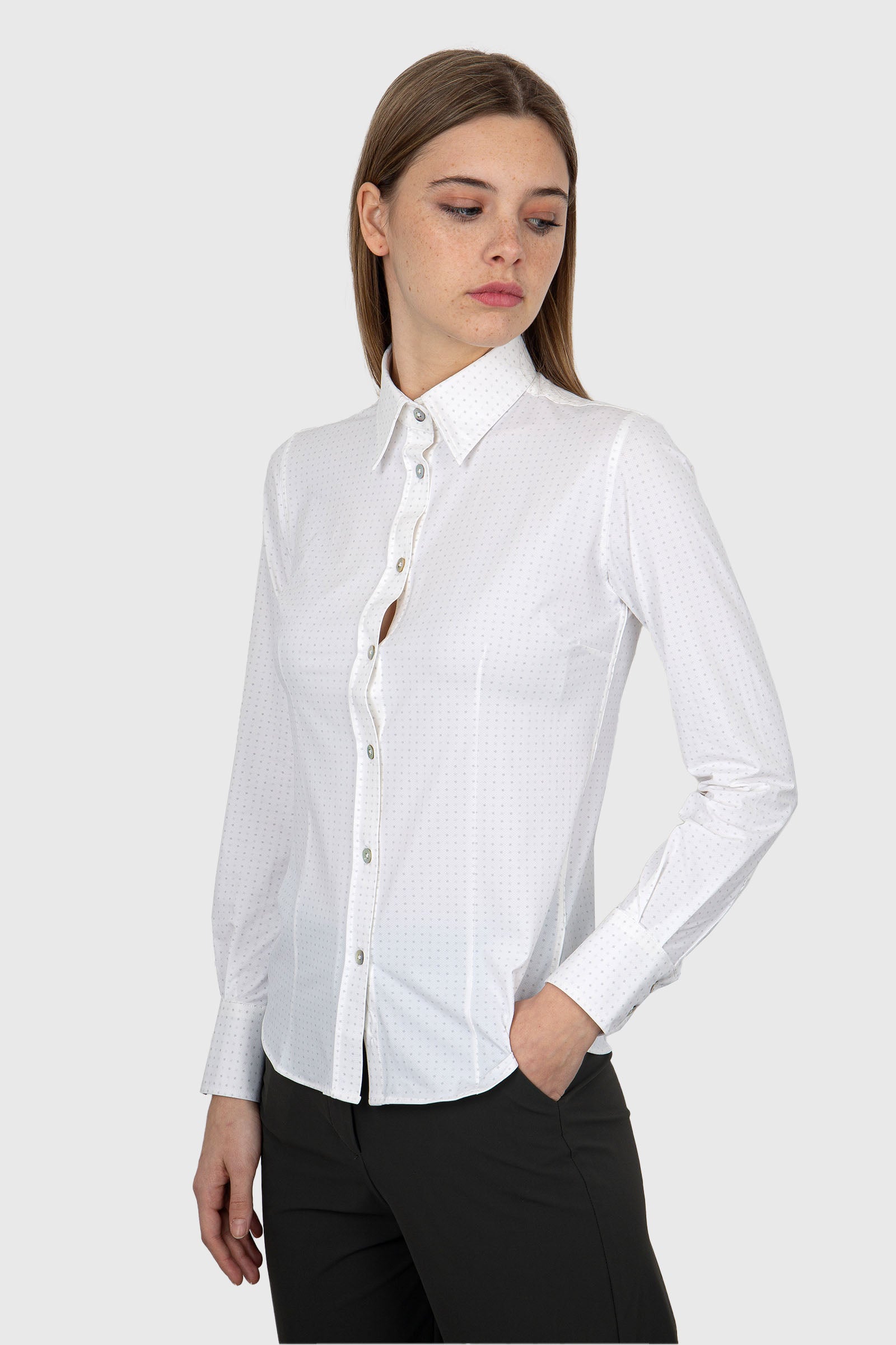RRD Micro White Synthetic White Shirt - 3