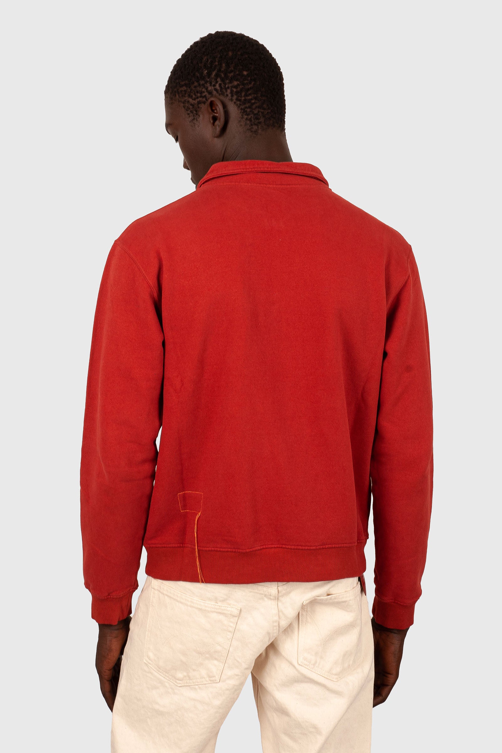 Fortela Felpa Yale Zip-up Rosso Uomo - 4