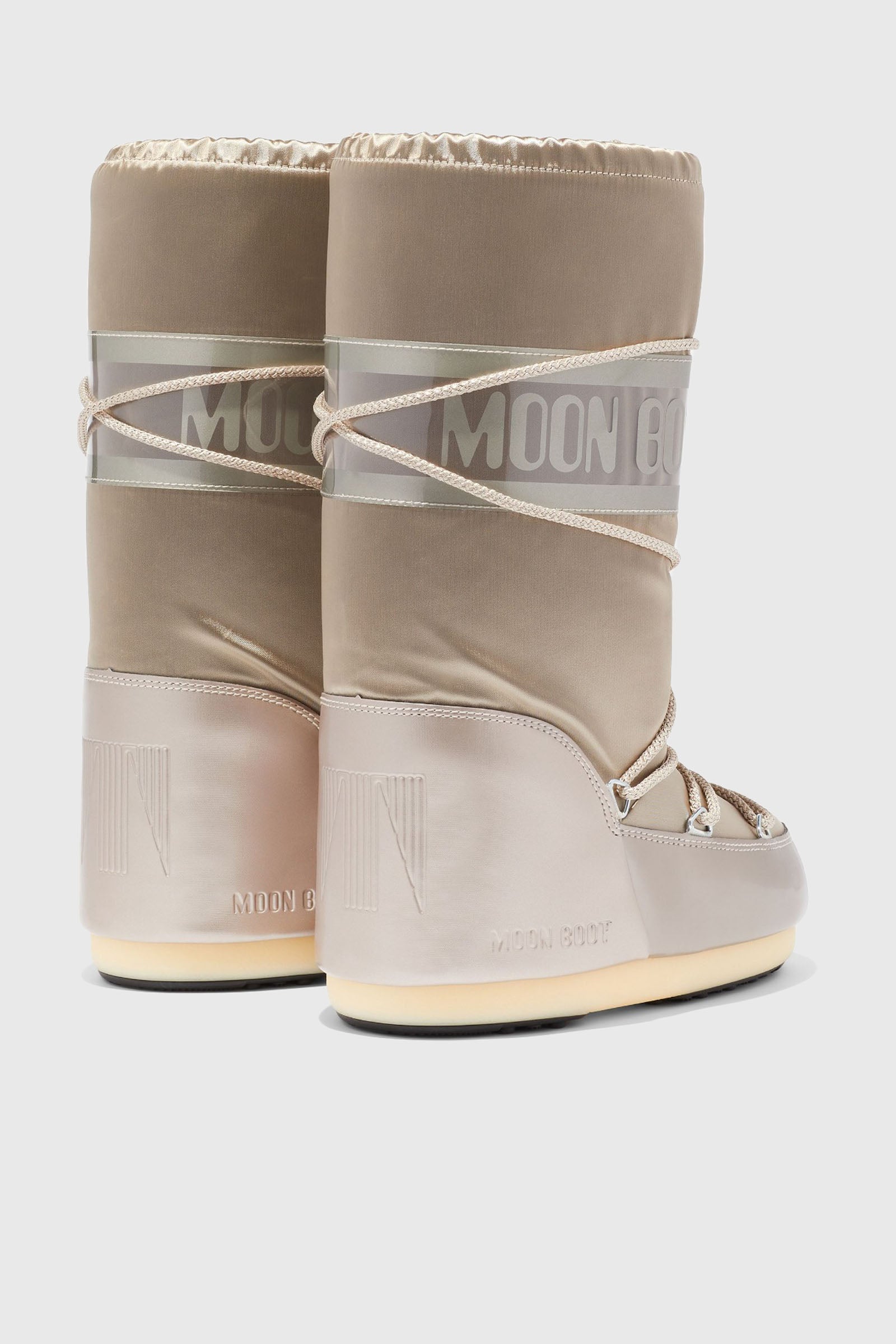 Moon Boot Icon Glance Raso Platino Donna - 3