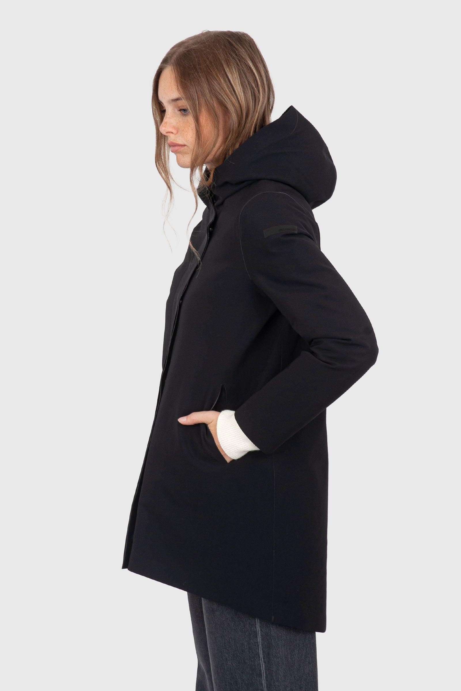 Rrd Down Under Floating Parka Wom Nero Donna