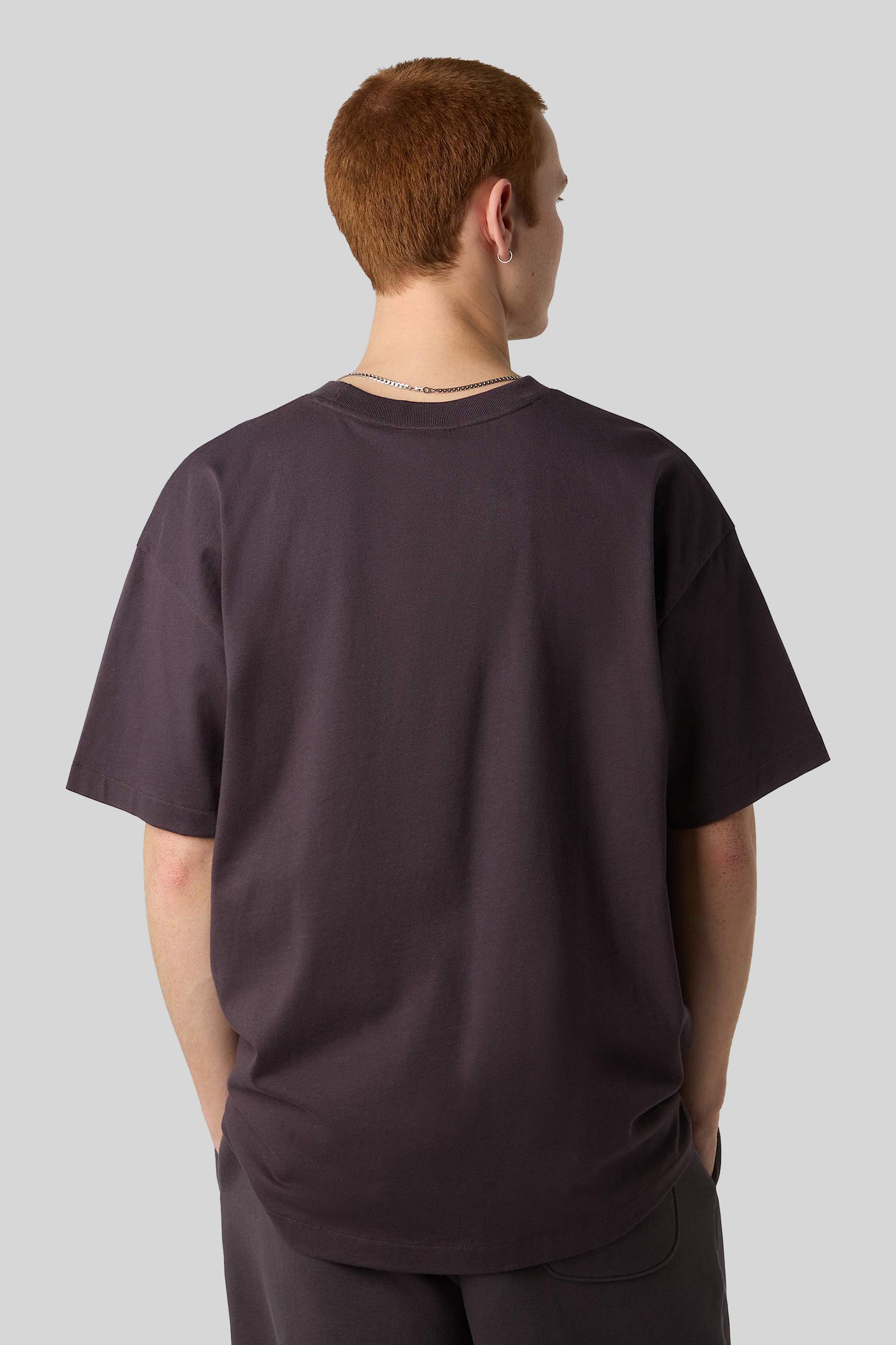 The North Face T-shirt Red Box Antracite Uomo - 4