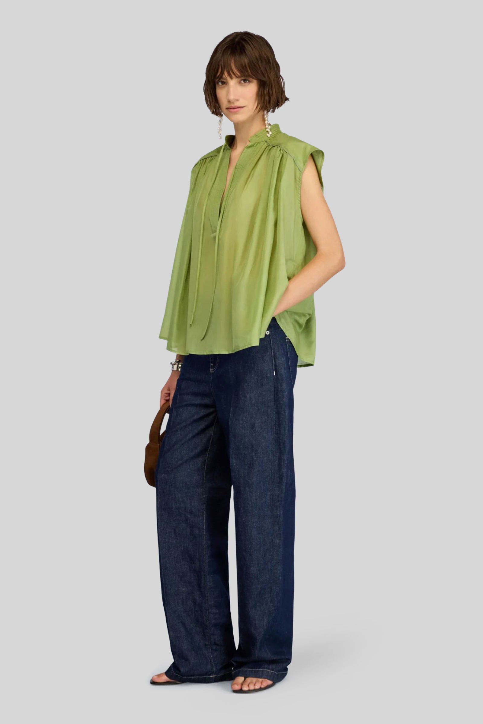 Semicouture Blusa Racheal Pistacchio Donna - 4