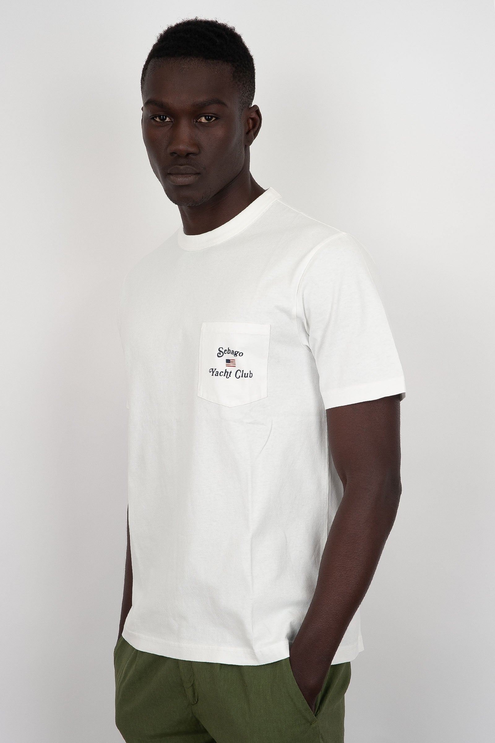 Sebago T-shirt Howland Bianco Off Uomo - 3